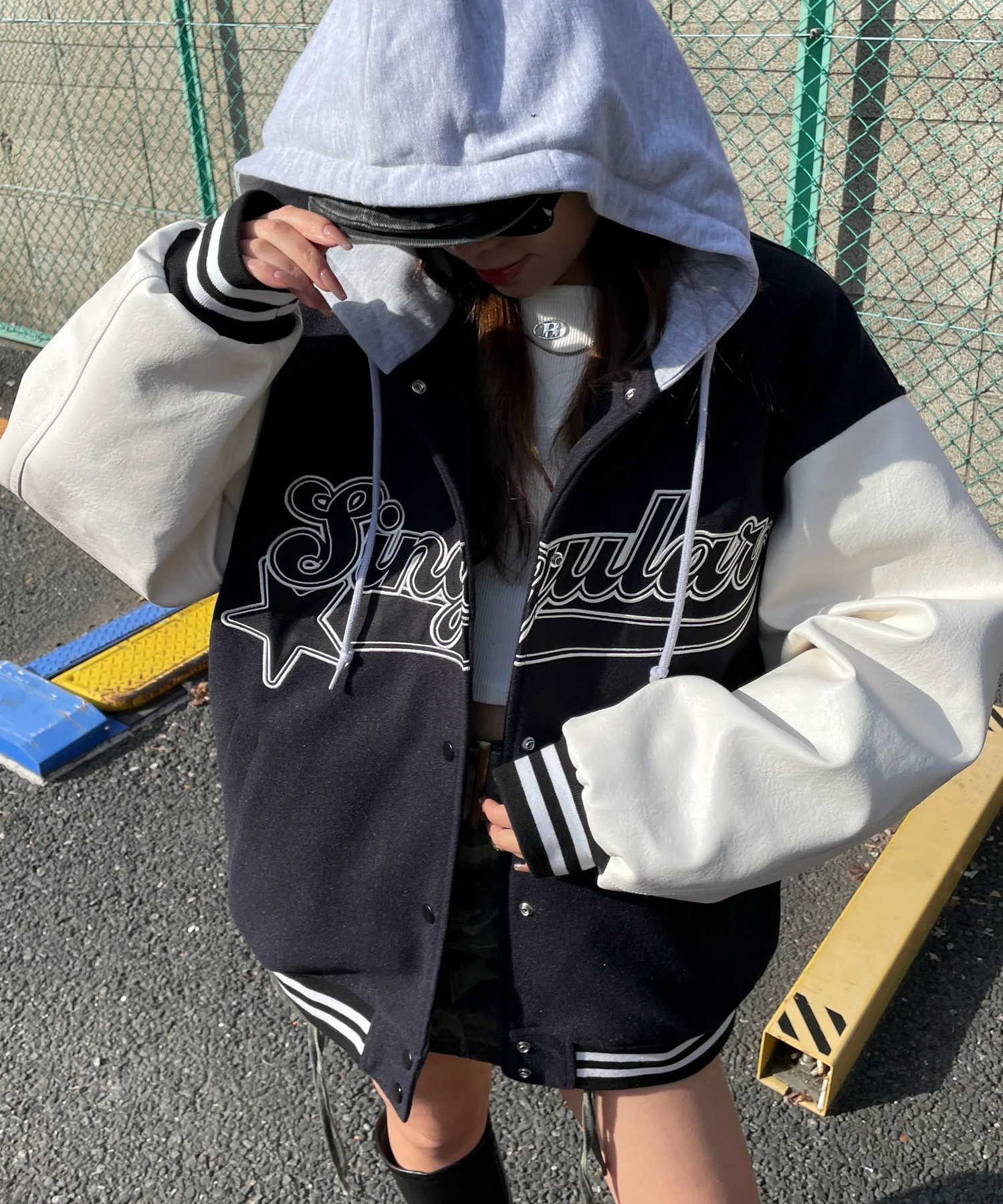 フード付ビッグスタジャン - Image 15