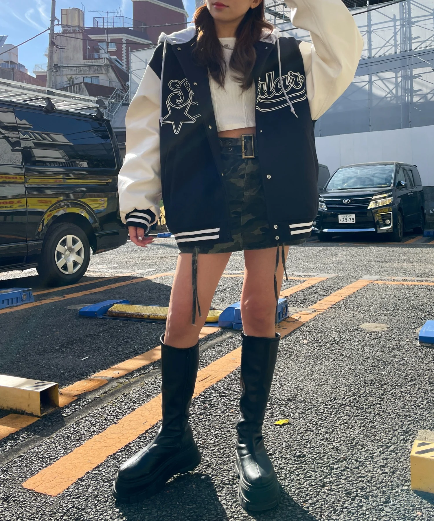 フード付ビッグスタジャン - Image 16