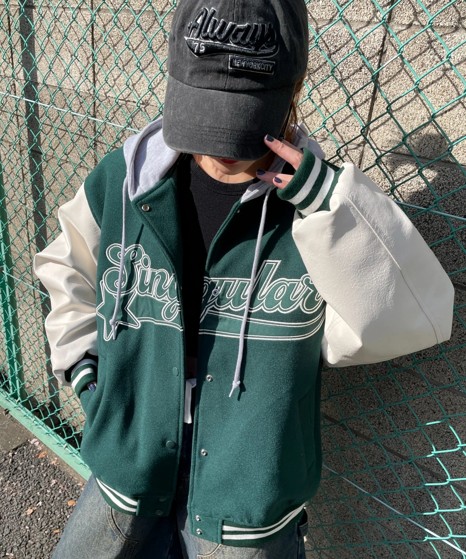 フード付ビッグスタジャン - Image 18