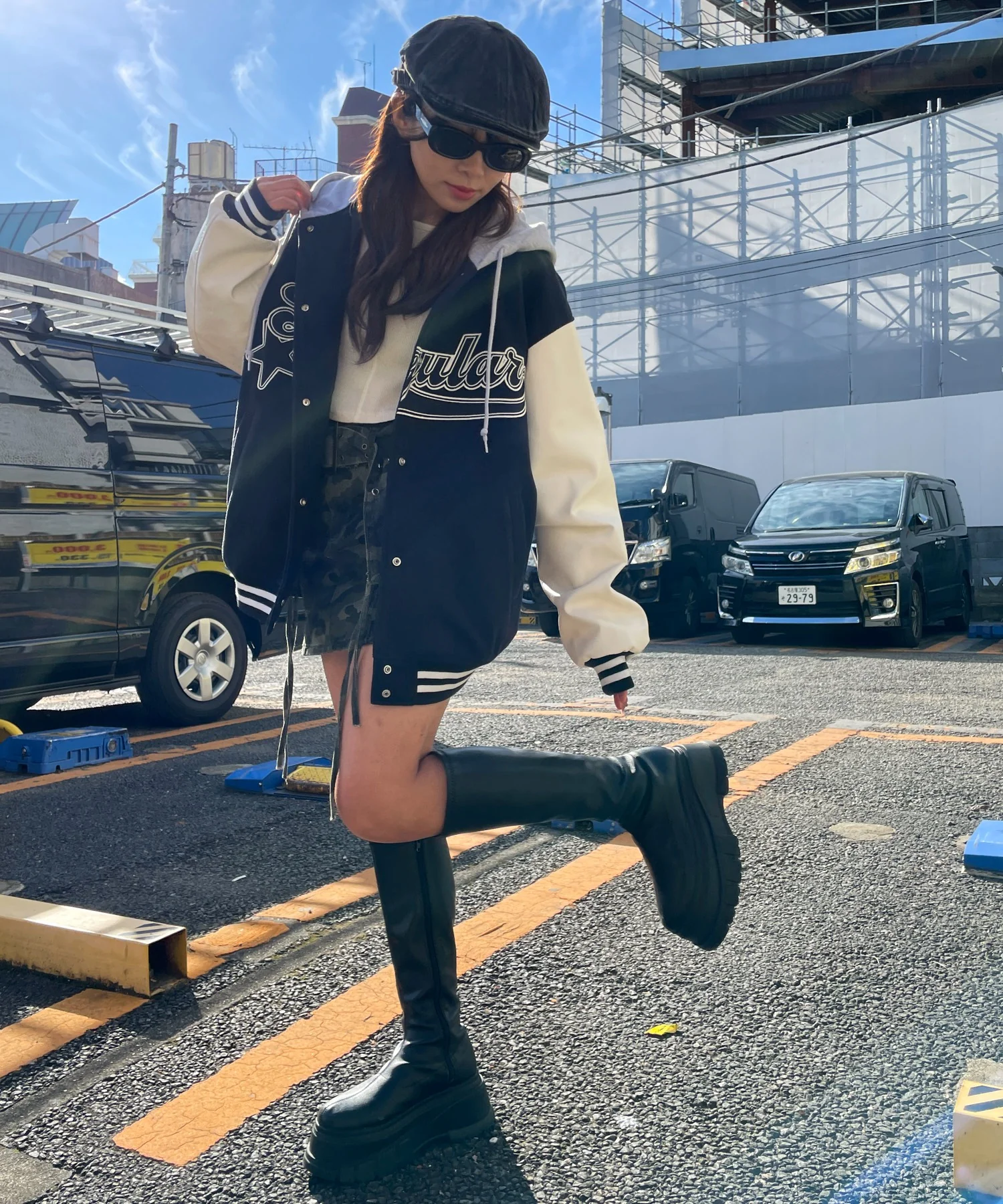 フード付ビッグスタジャン - Image 3