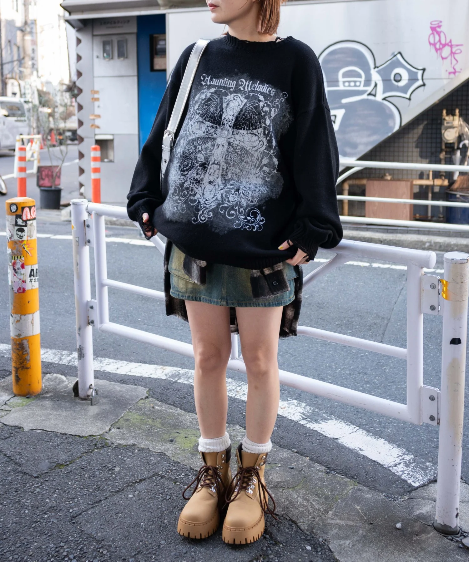 クラッシュBIGプリントニットプルオーバー - Image 20