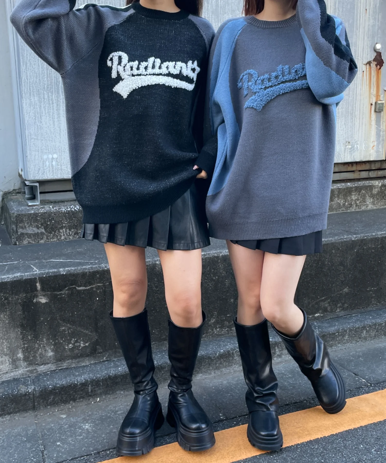 サガラロゴ配色BIGニットプルオーバー - Image 3