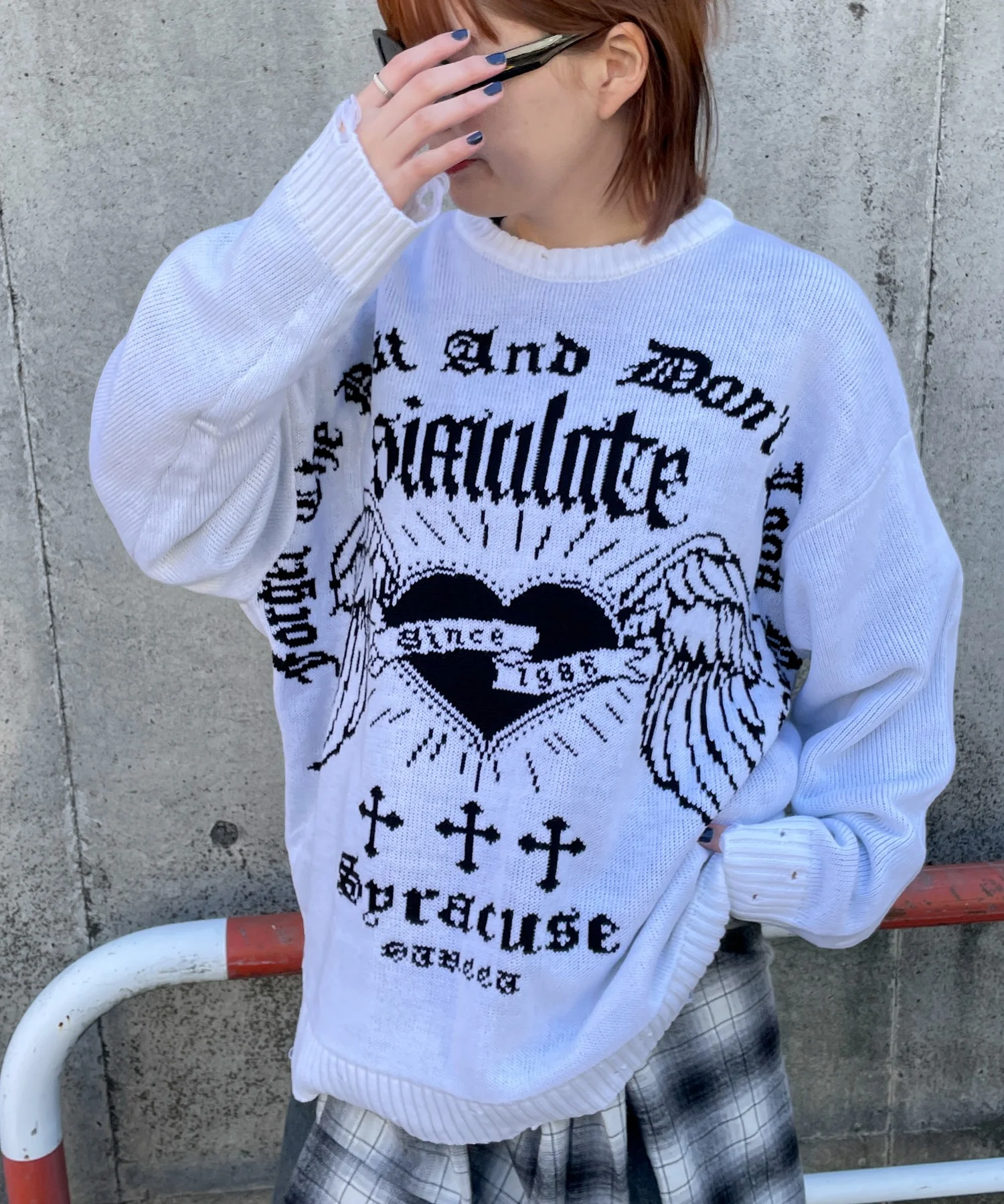 ウイングハートダメージニット - Image 11