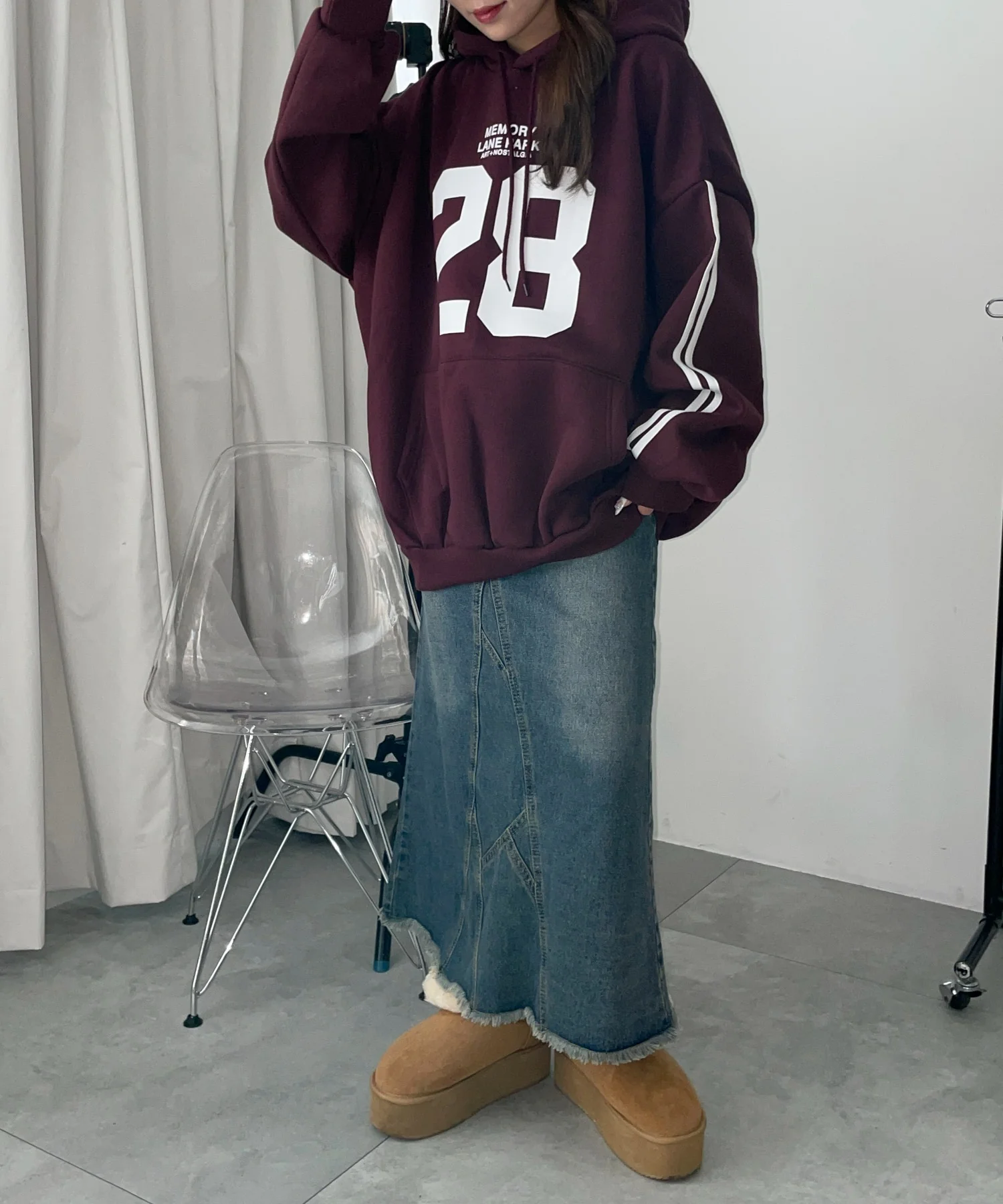 サイドラインナンバリングパーカー - Image 15