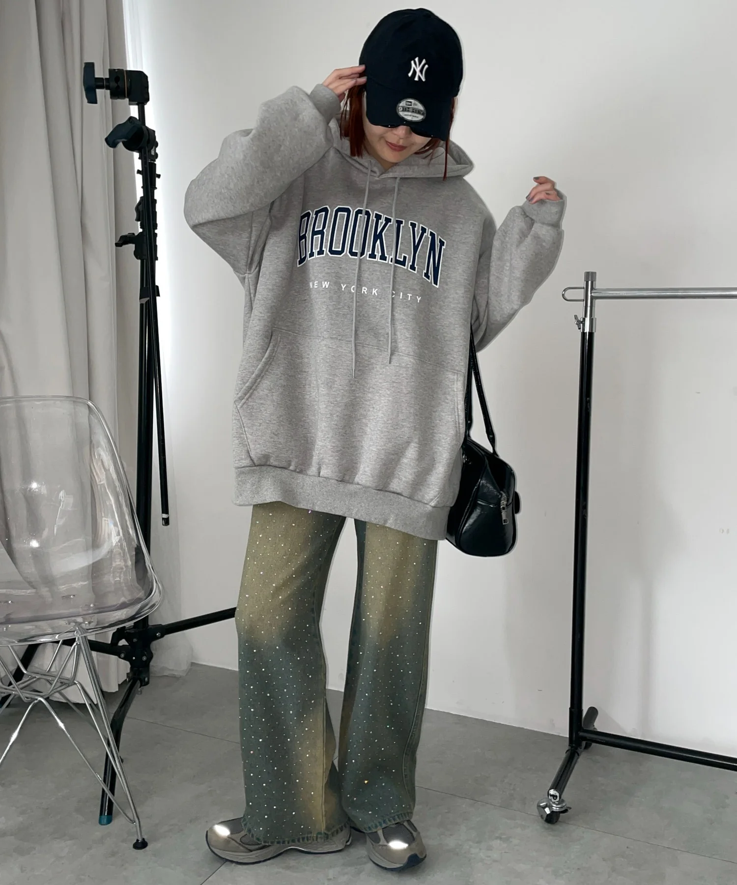 BROOKLYNロゴビッグパーカー - Image 5