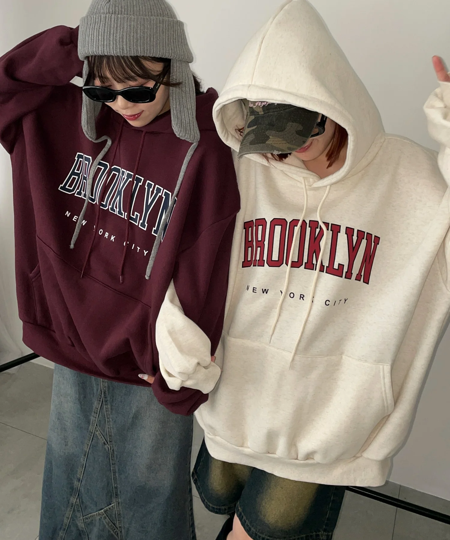 BROOKLYNロゴビッグパーカー - Image 7