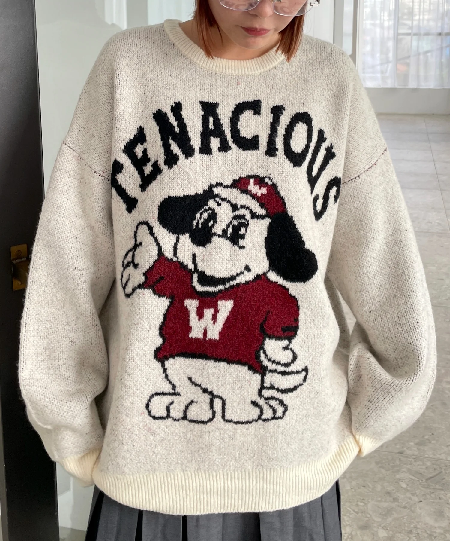 ファニーグラフィックフラッフィーニットプルオーバー - Image 23
