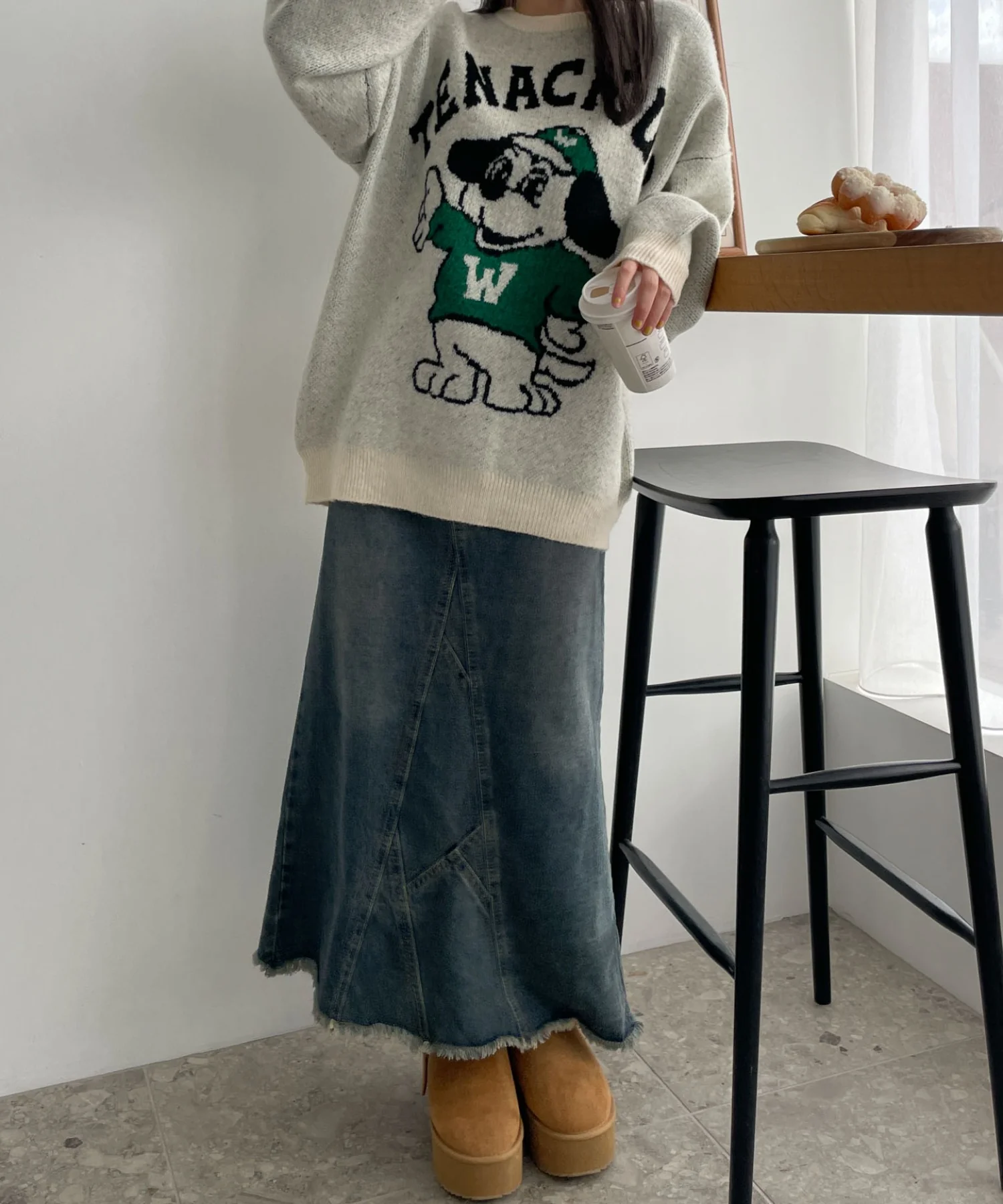 ファニーグラフィックフラッフィーニットプルオーバー - Image 29