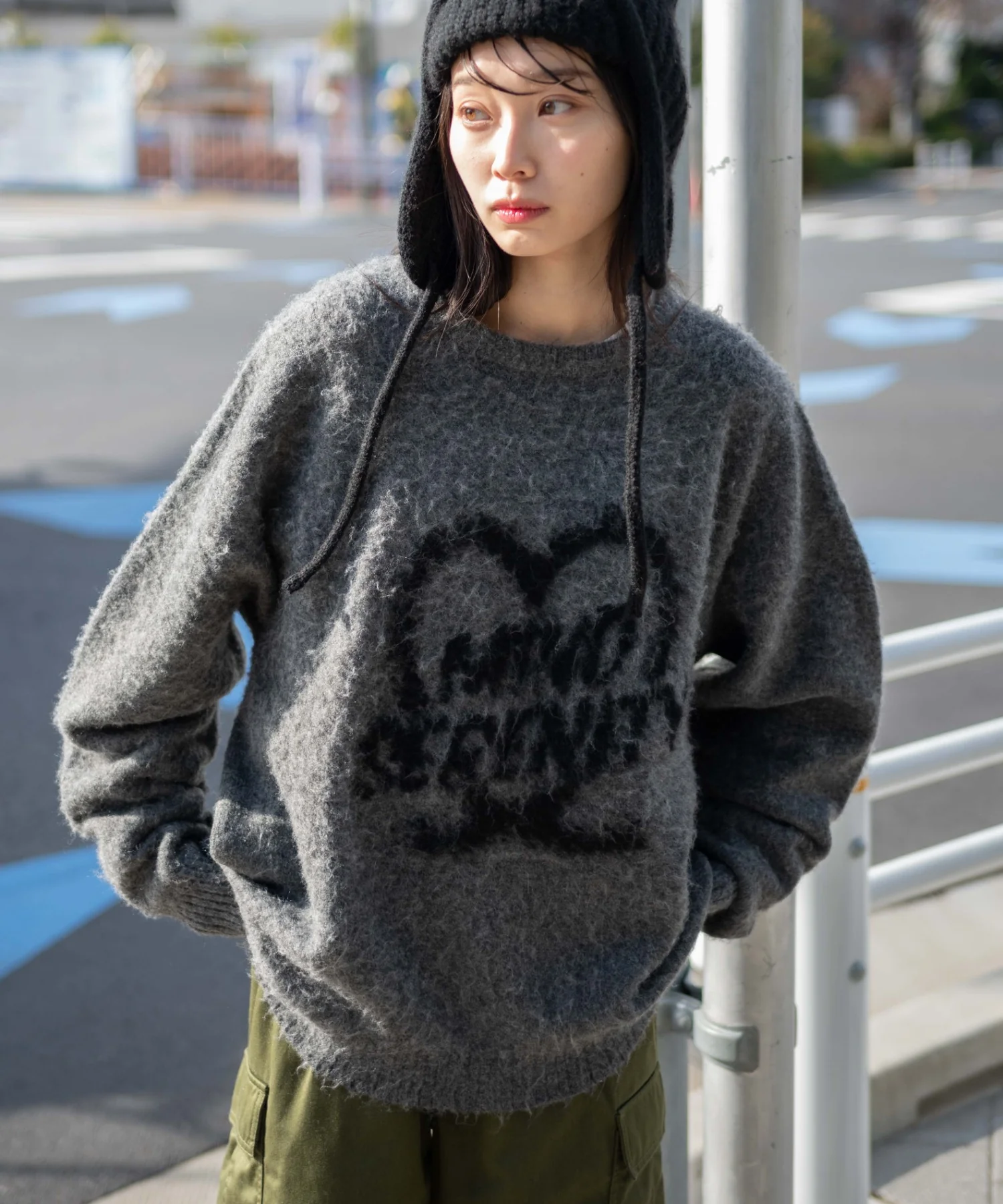 シャギーグラフィックプルオーバー - Image 4