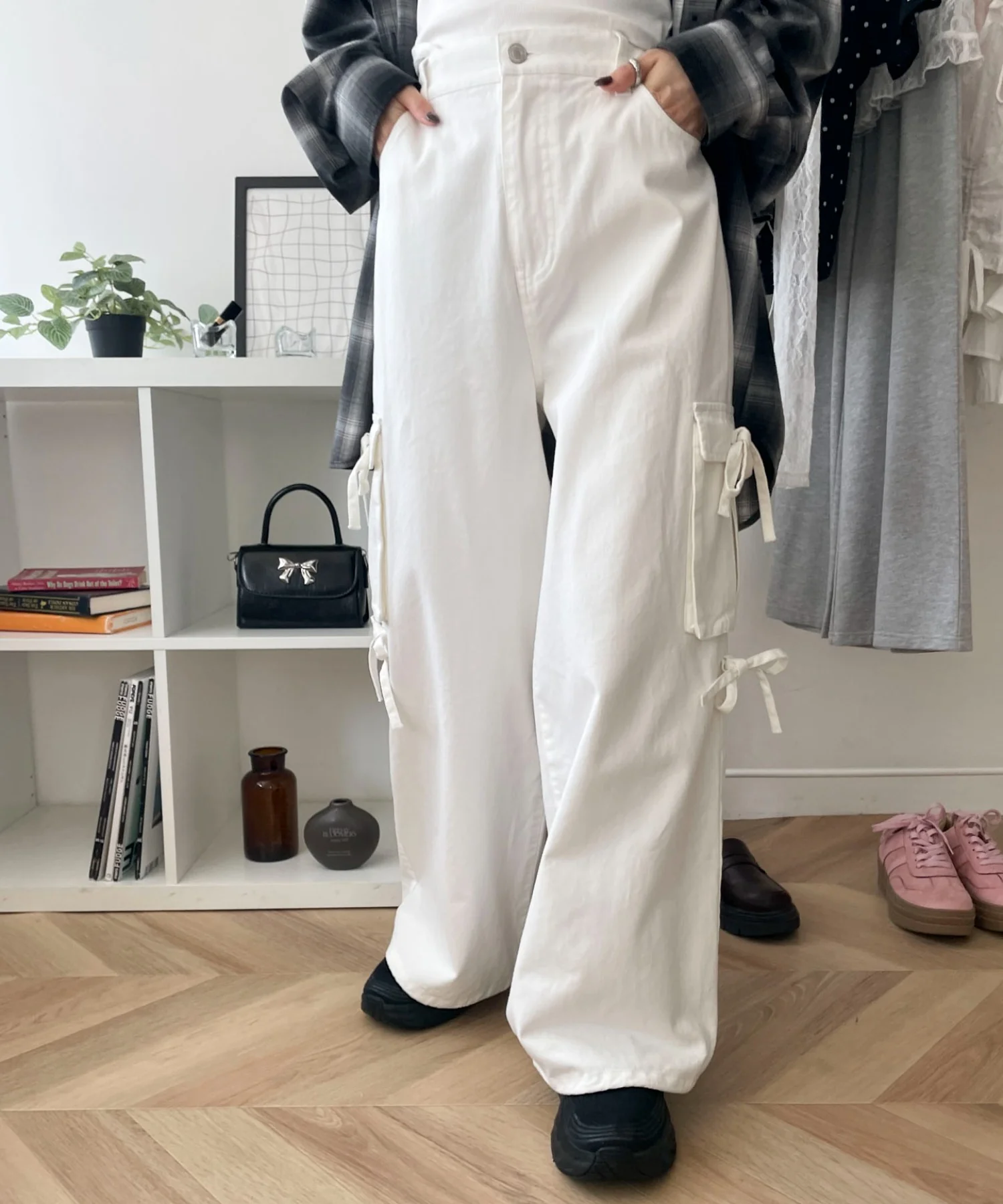 サイドリボンカーゴパンツ - Image 3