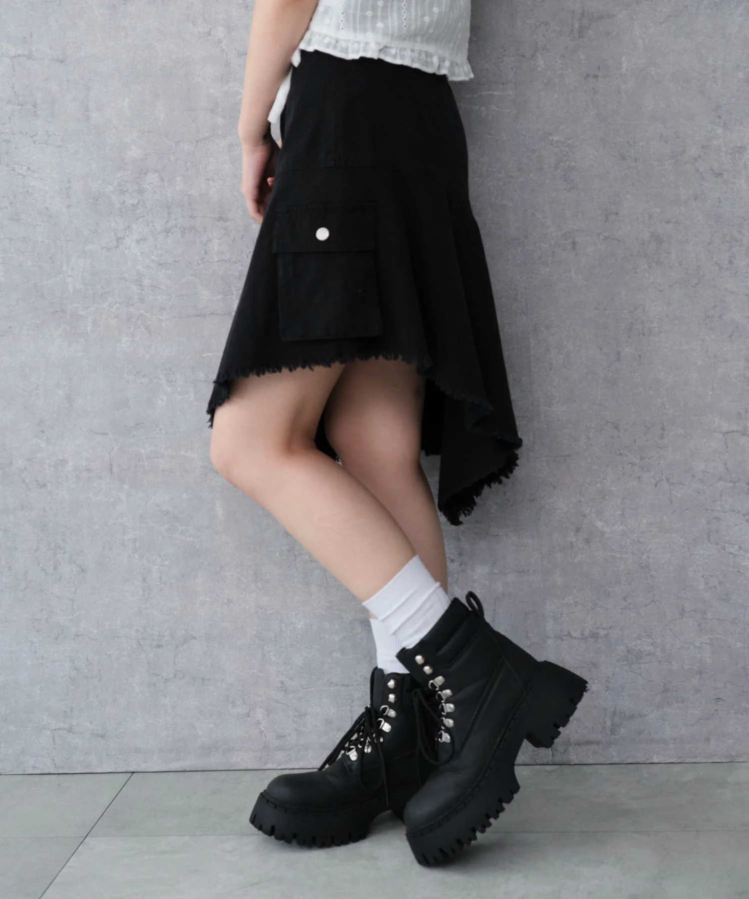 カーゴイレヘムミドルスカート - Image 13