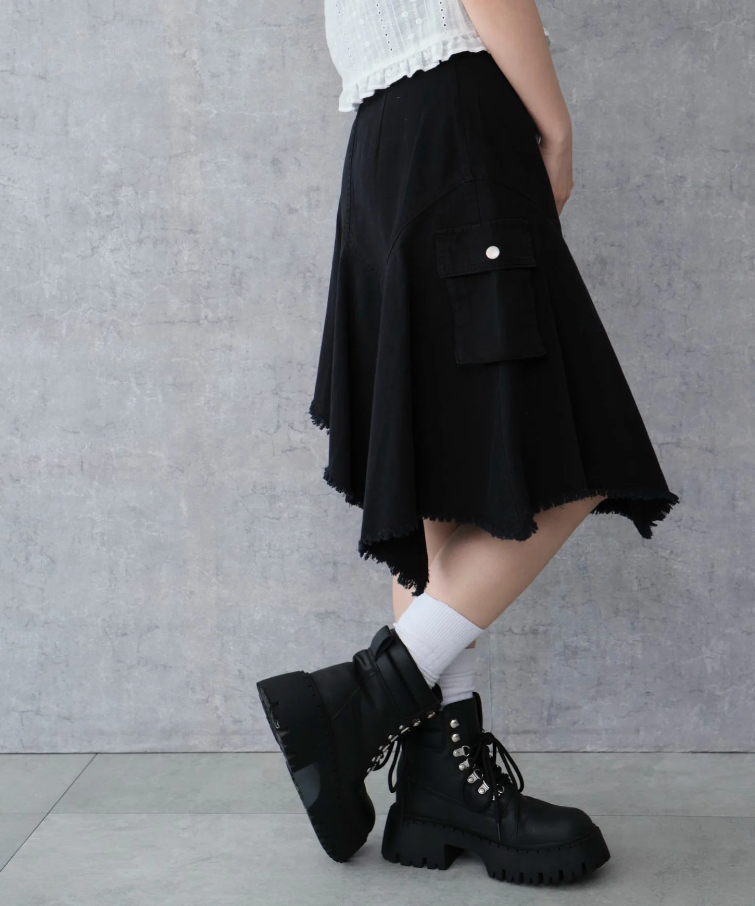 カーゴイレヘムミドルスカート - Image 14