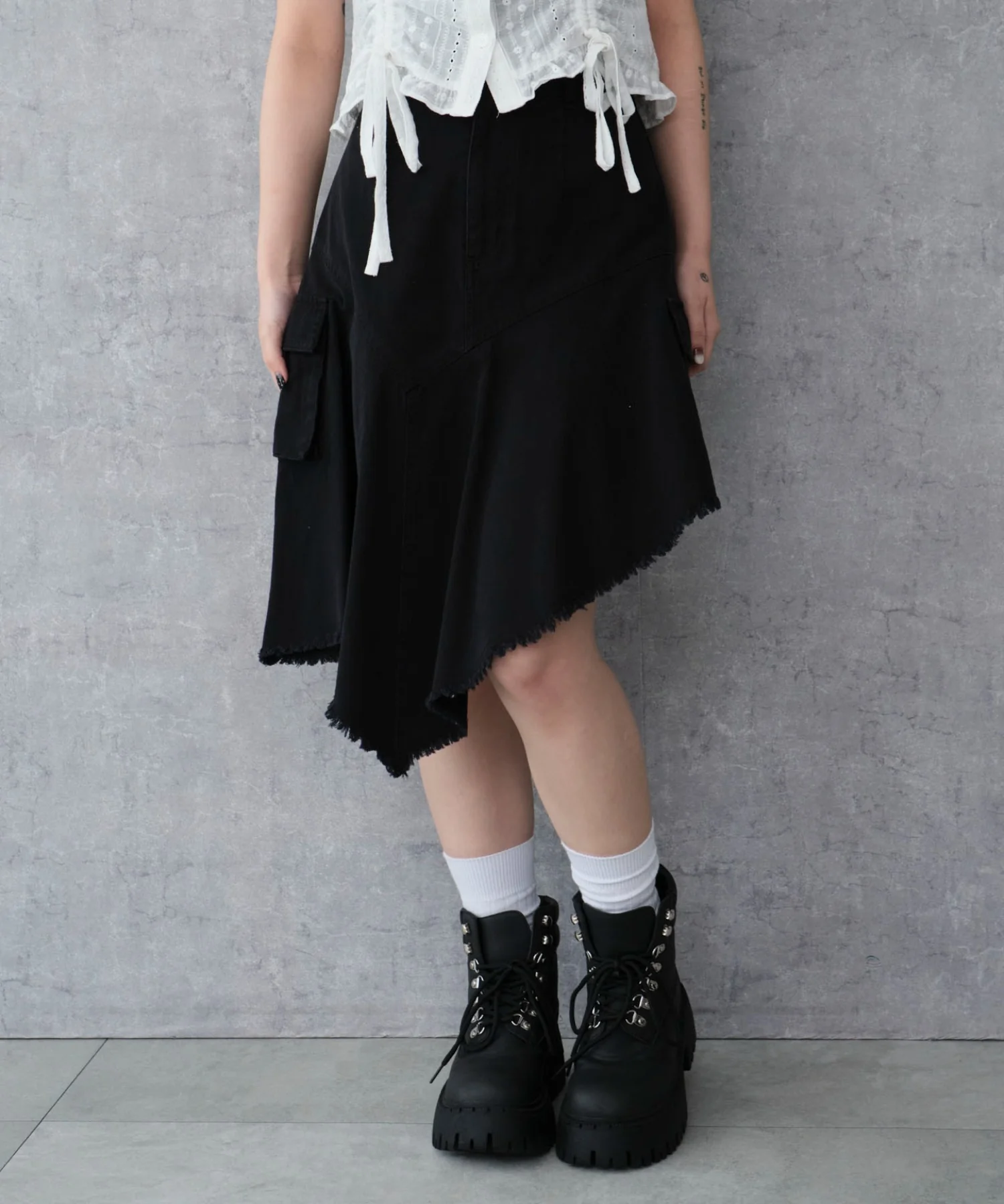 カーゴイレヘムミドルスカート - Image 15