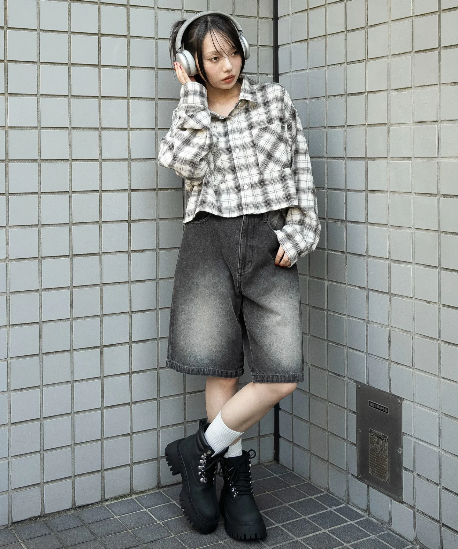 チェックショートネルシャツ - Image 11