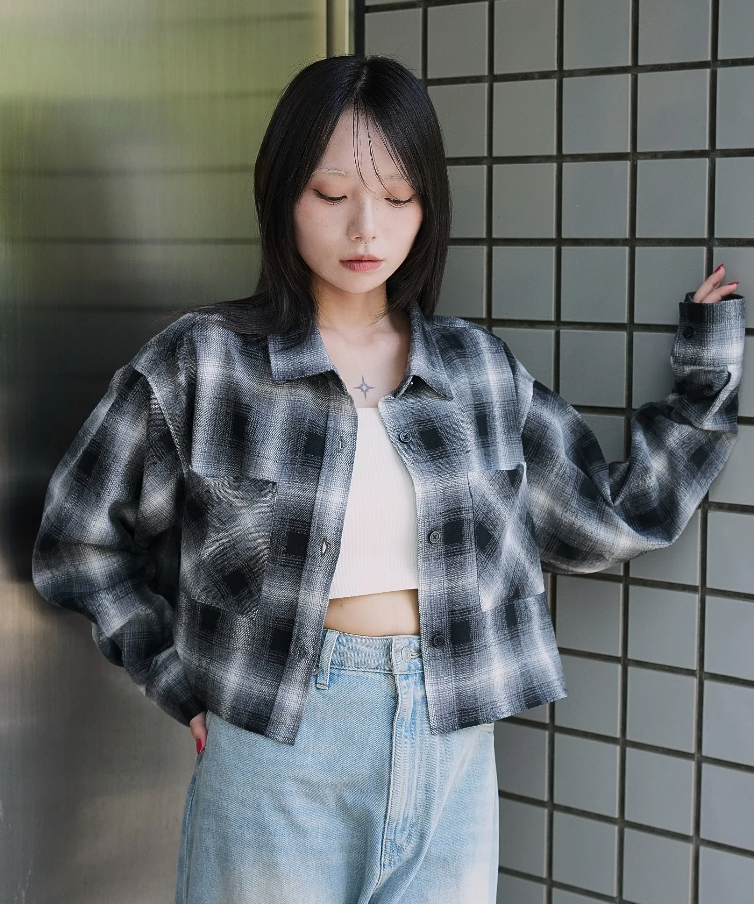 チェックショートネルシャツ - Image 12