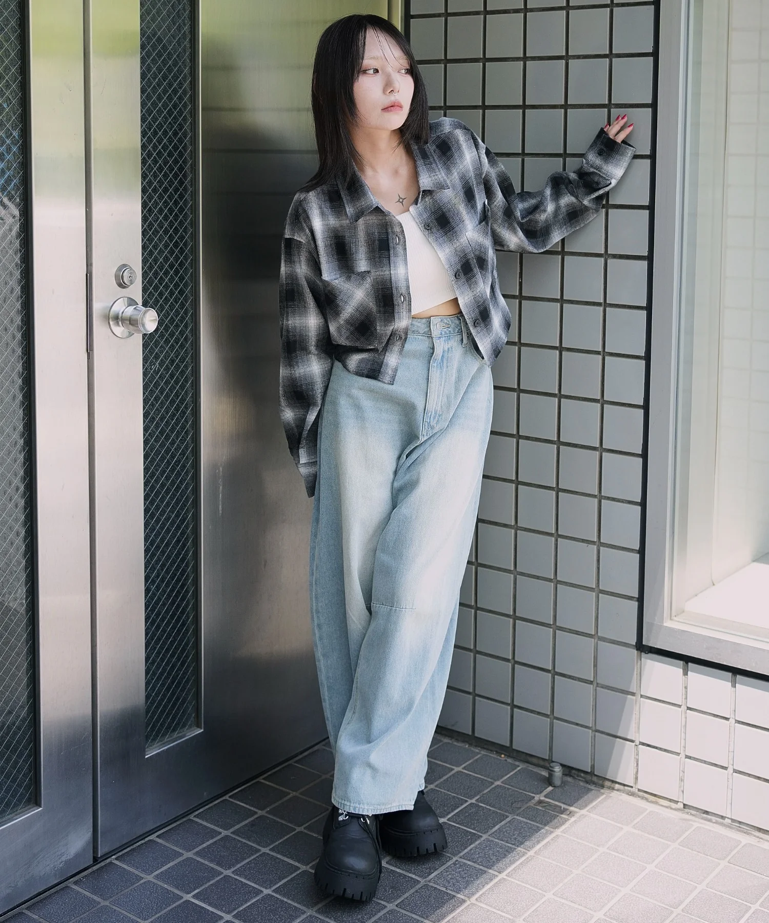 チェックショートネルシャツ - Image 16