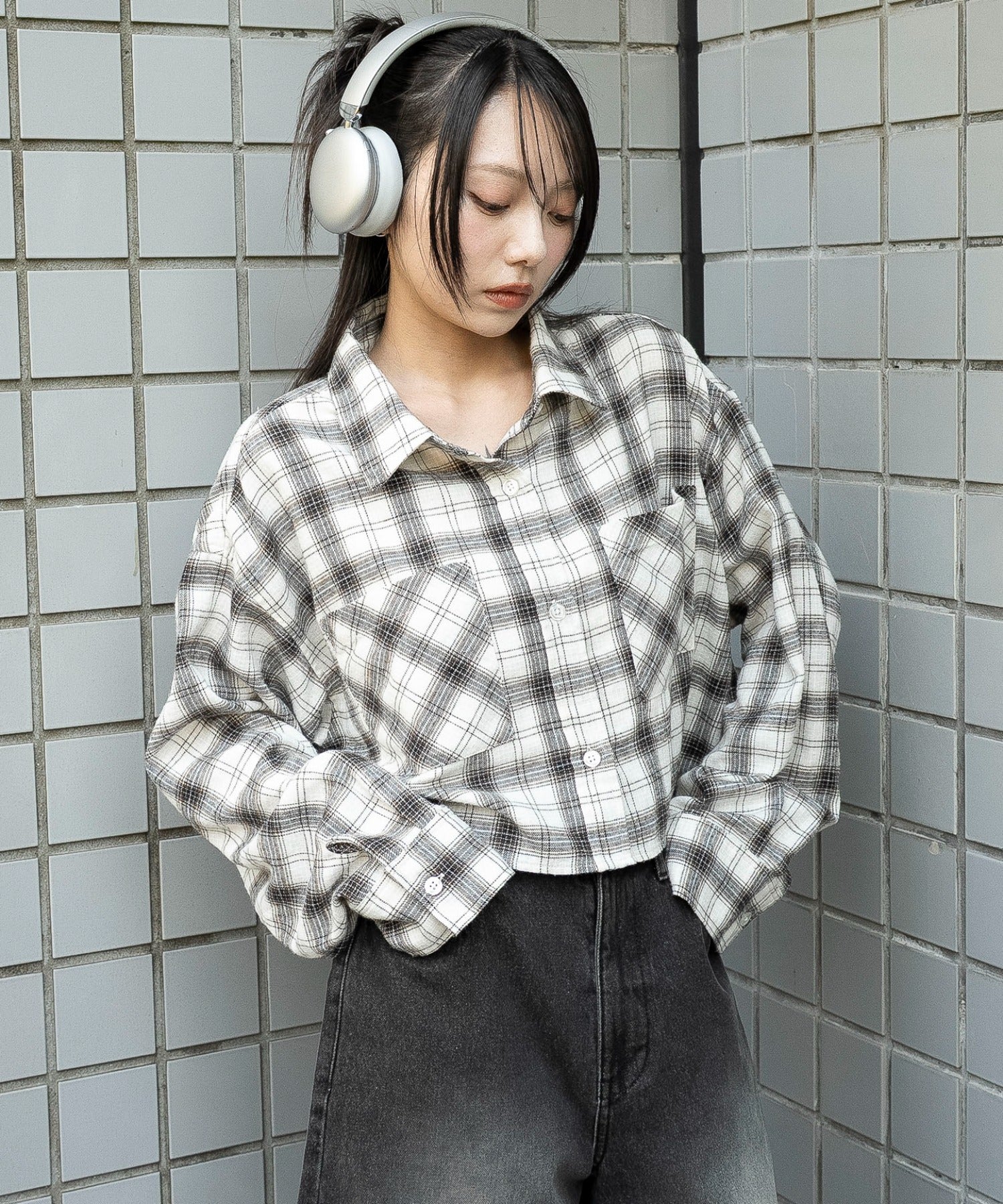 チェックショートネルシャツ - Image 2
