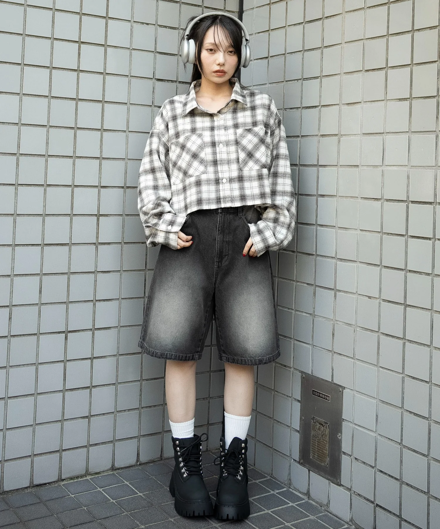 チェックショートネルシャツ - Image 3