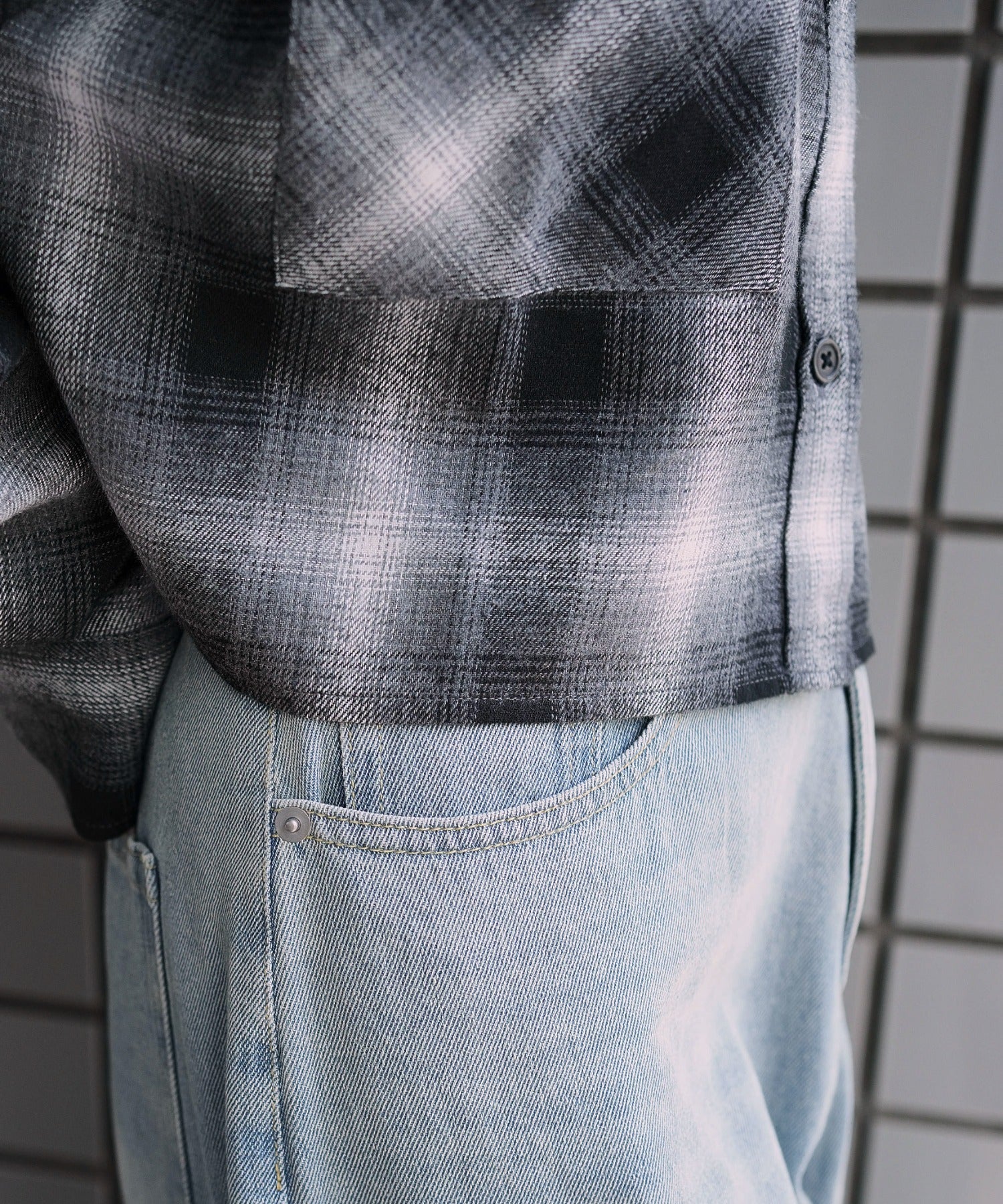 チェックショートネルシャツ - Image 8