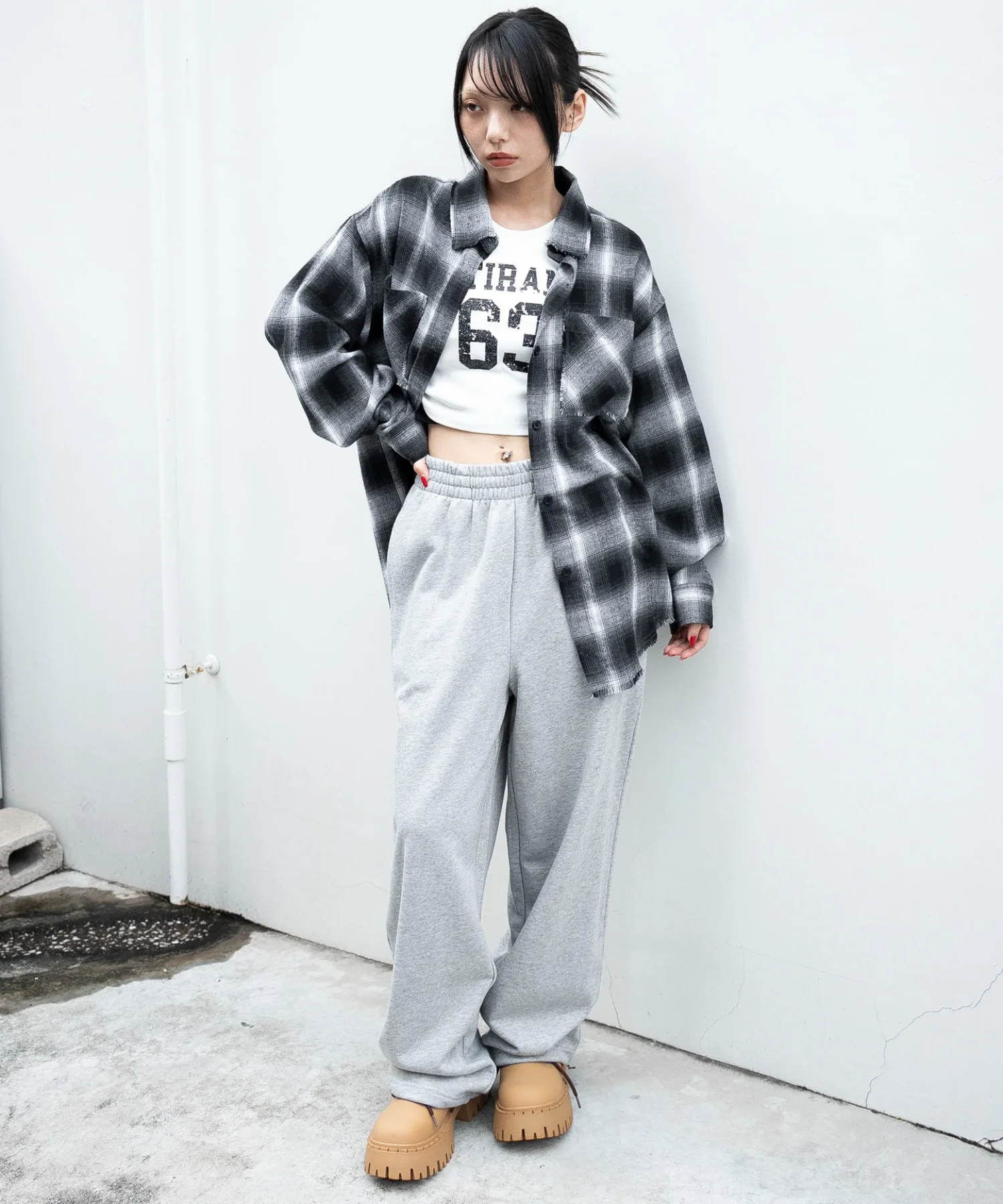 チェックBIGネルシャツ - Image 5