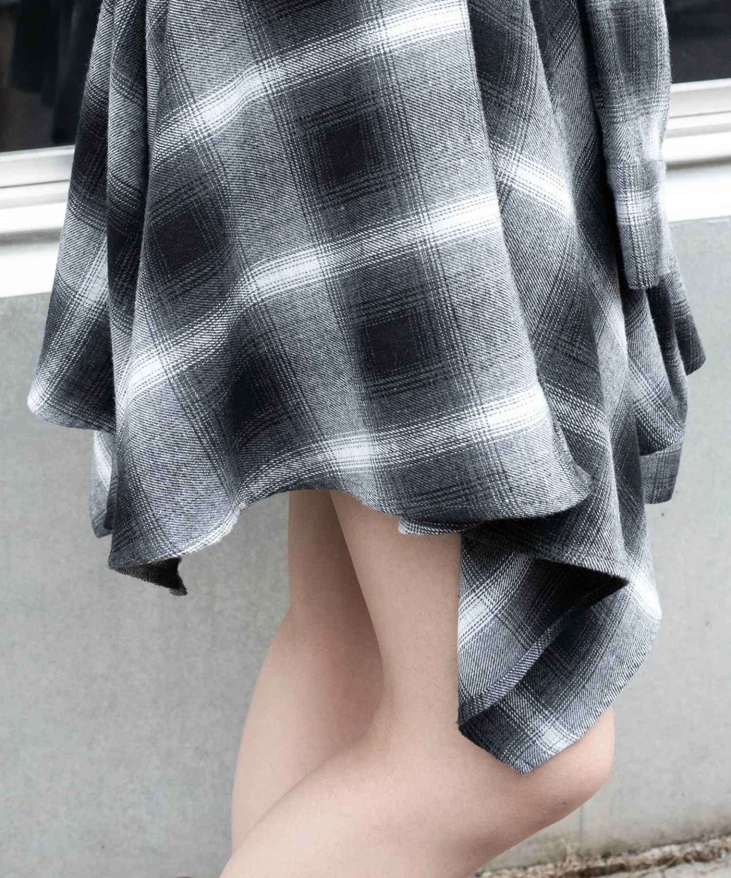 ネルシャツライクイレヘムミニスカート - Image 6