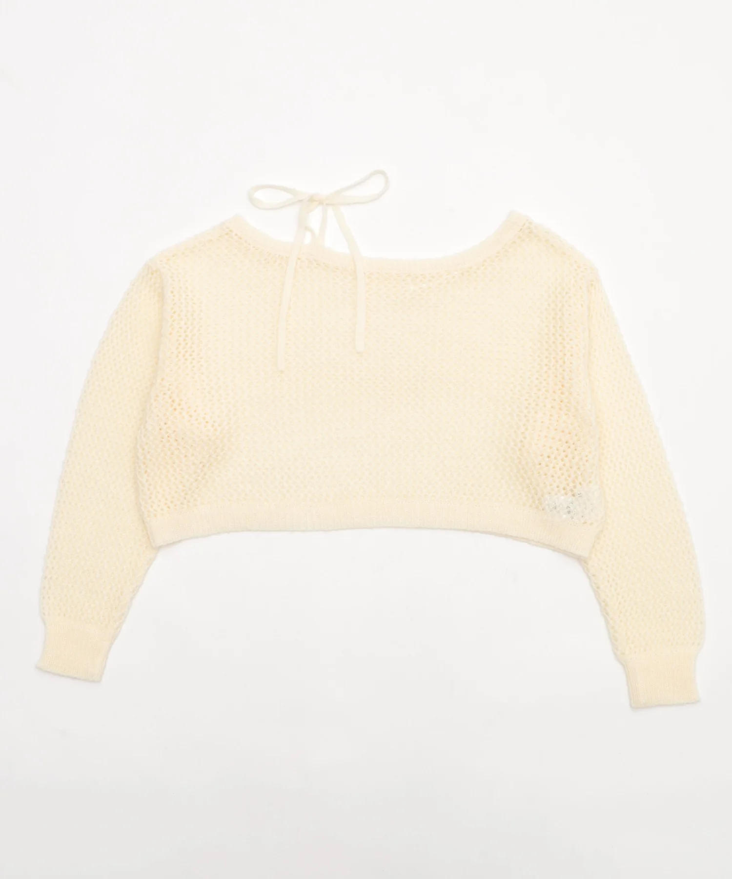モヘアタッチ2WAYワンショルニット - Image 20