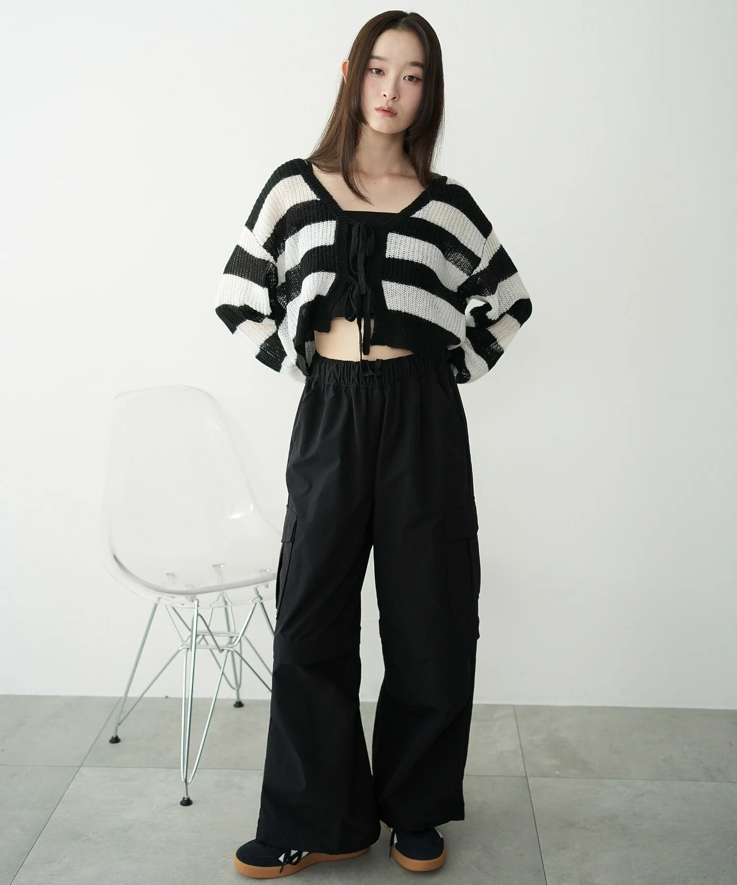 モヘアタッチ2WAYリボンカーデ - Image 12