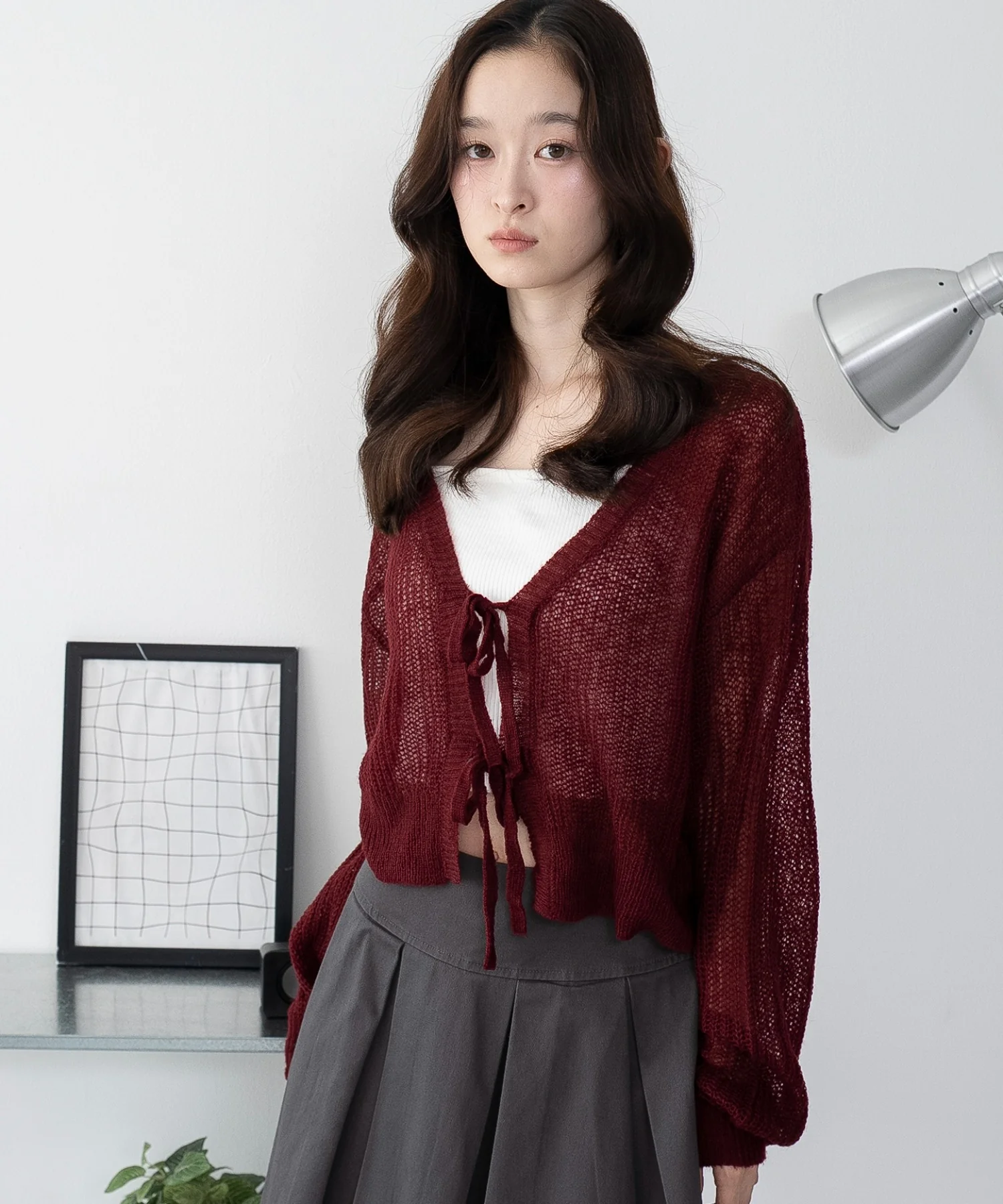 モヘアタッチ2WAYリボンカーデ - Image 29