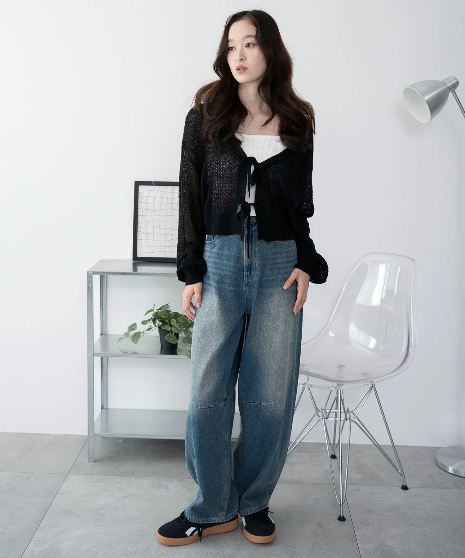 モヘアタッチ2WAYリボンカーデ - Image 50