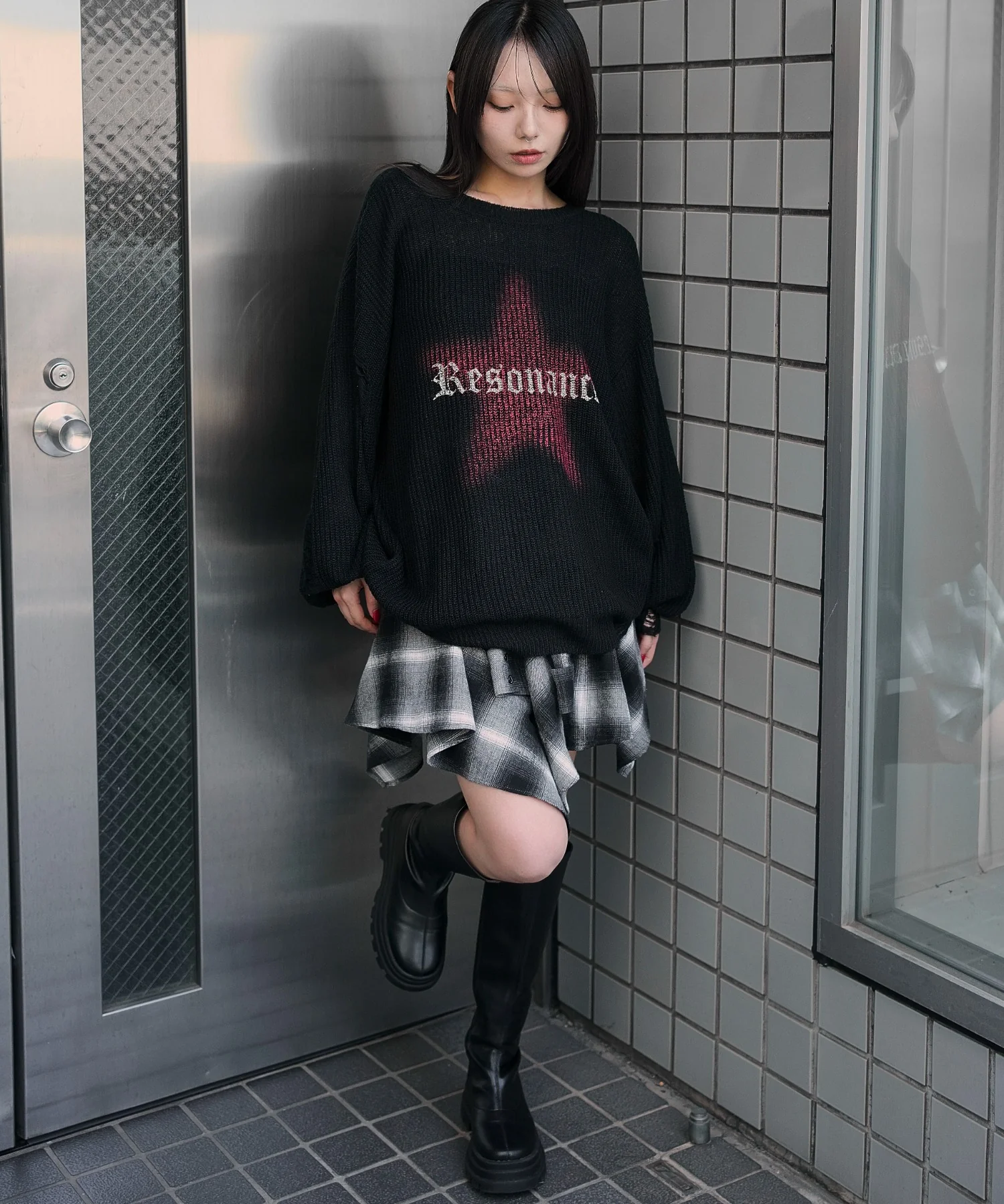 モヘアタッチスターBIGニット - Image 4