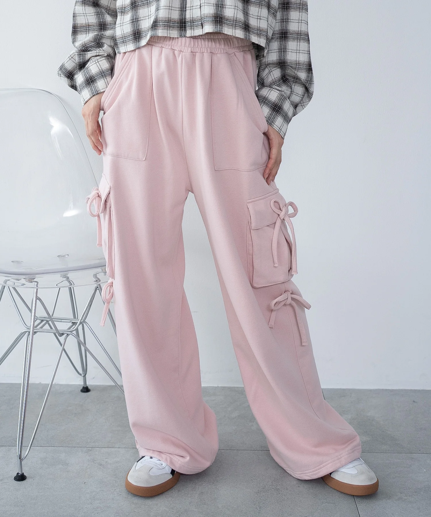 リボンカーゴスウェットパンツ - Image 13