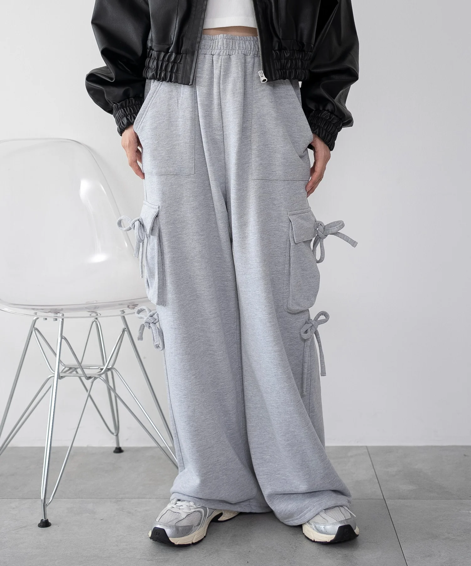 リボンカーゴスウェットパンツ - Image 17