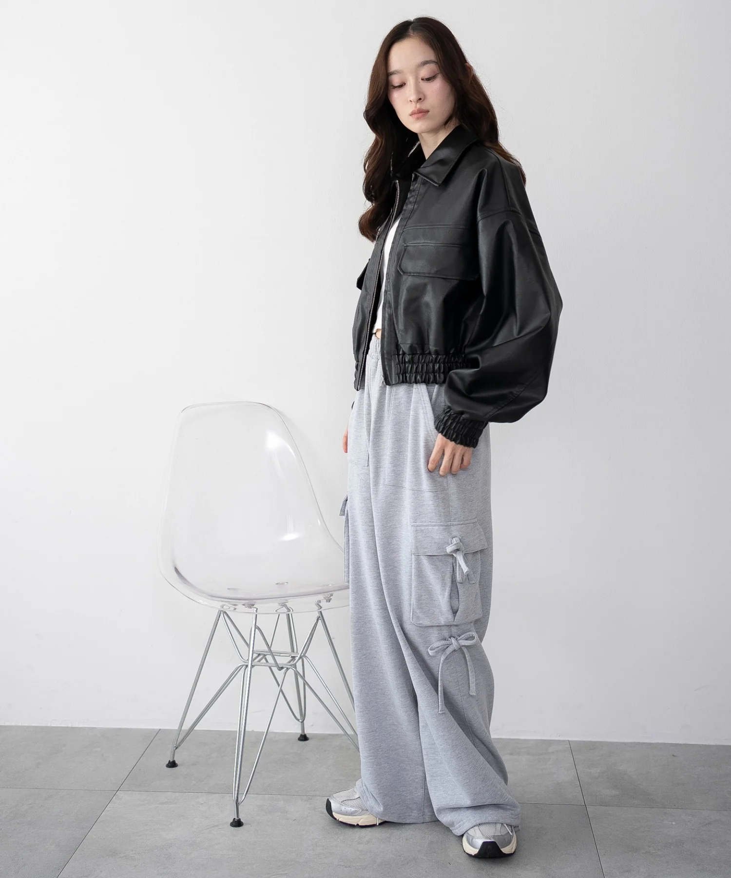 リボンカーゴスウェットパンツ - Image 19