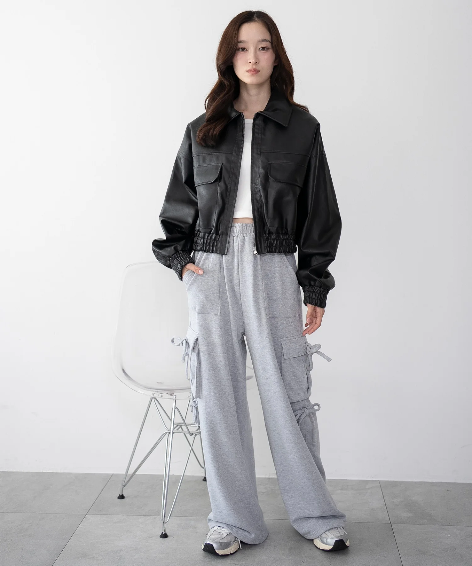 リボンカーゴスウェットパンツ - Image 5