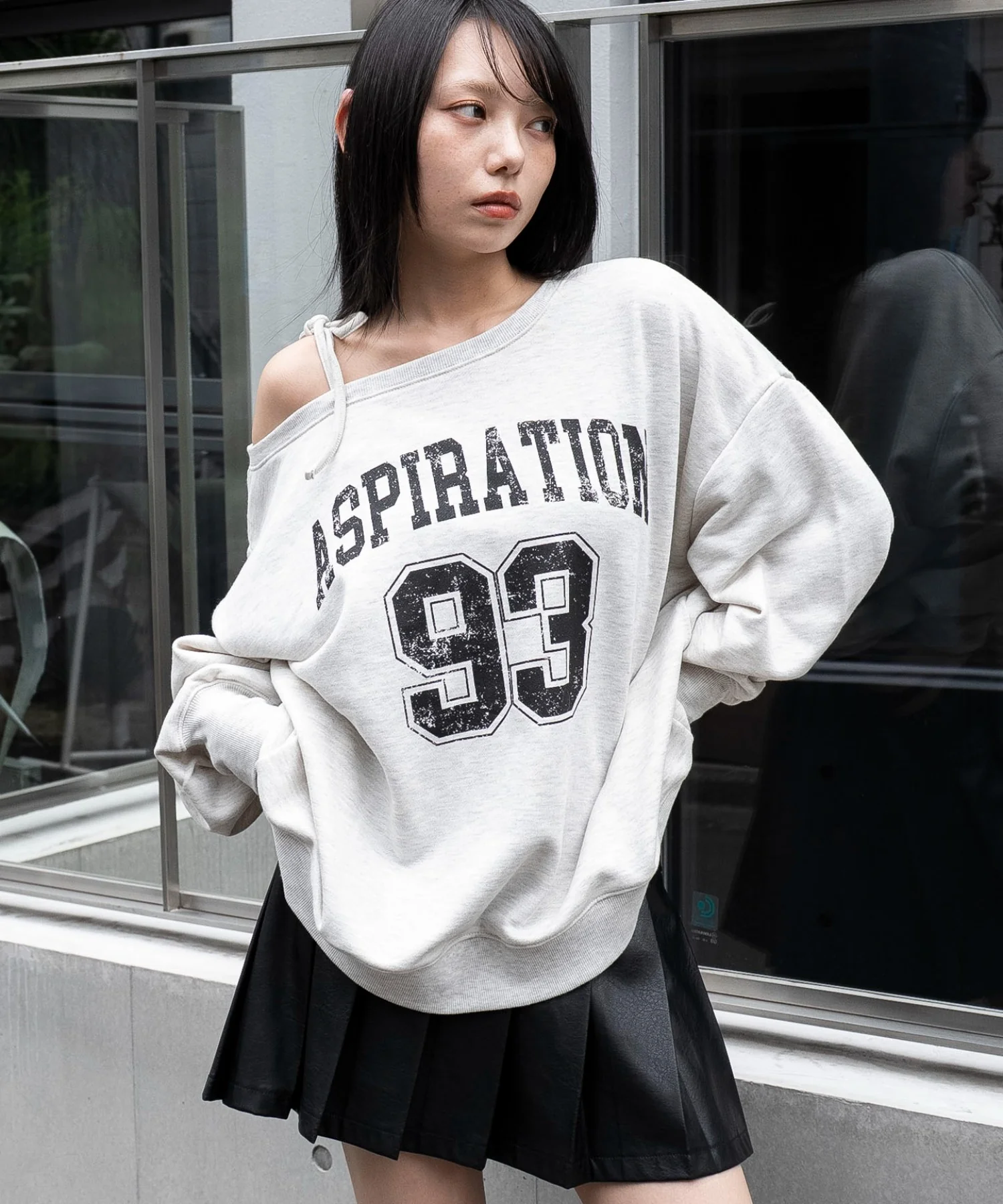 2WAYグラフィックワンショルBIGスウェット - Image 21