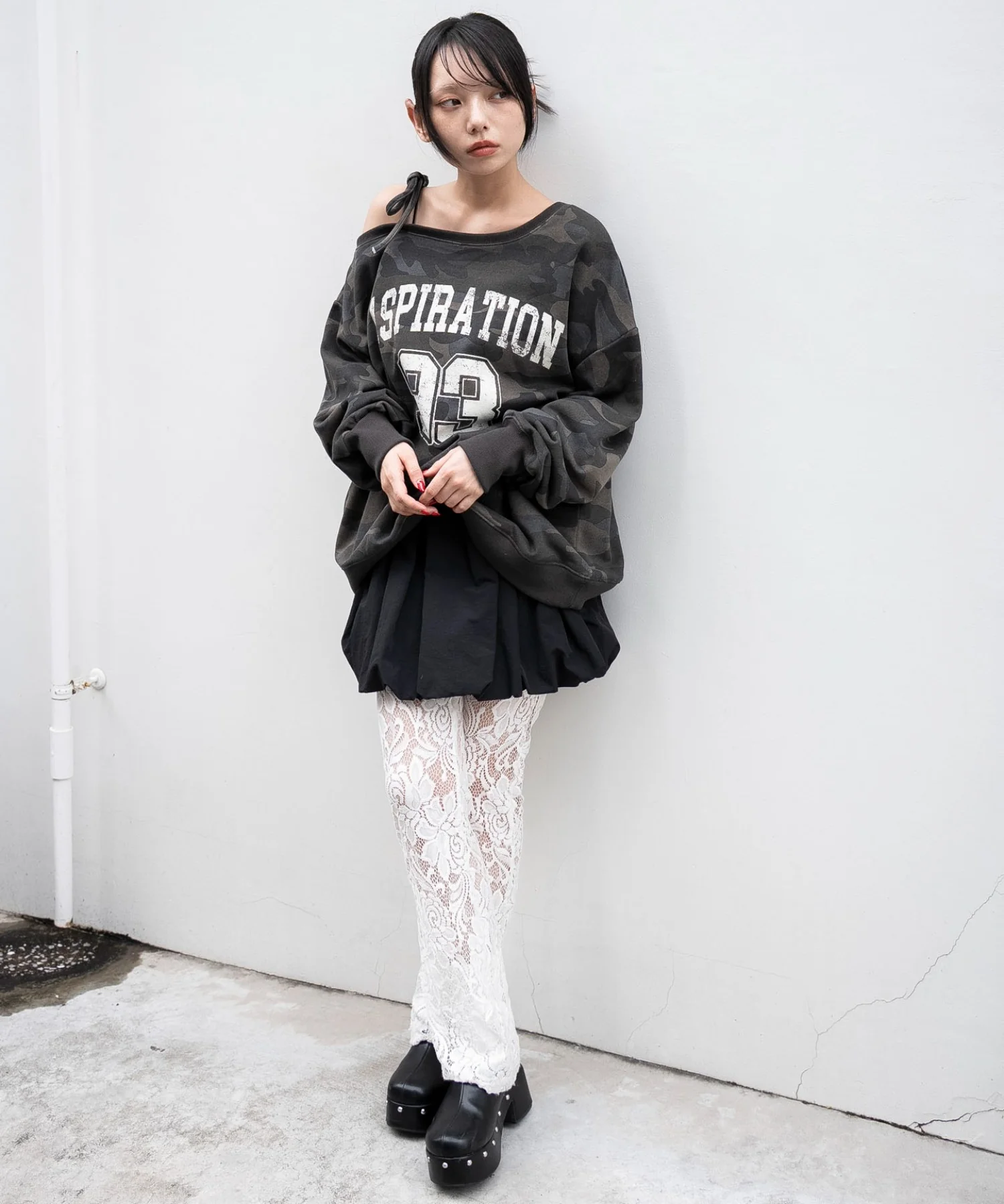 2WAYグラフィックワンショルBIGスウェット - Image 26