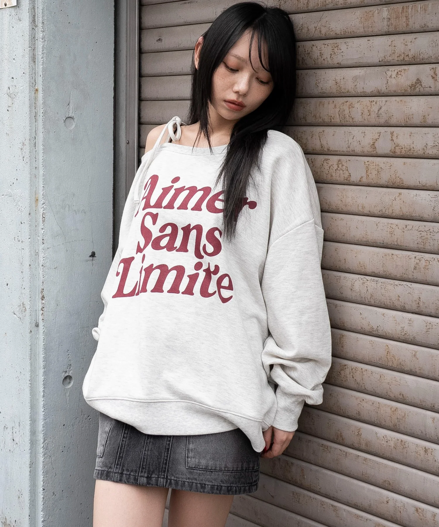 2WAYグラフィックワンショルBIGスウェット - Image 29