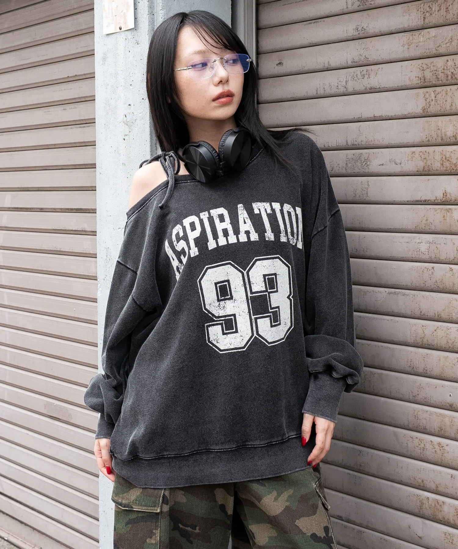 2WAYグラフィックワンショルBIGスウェット - Image 31