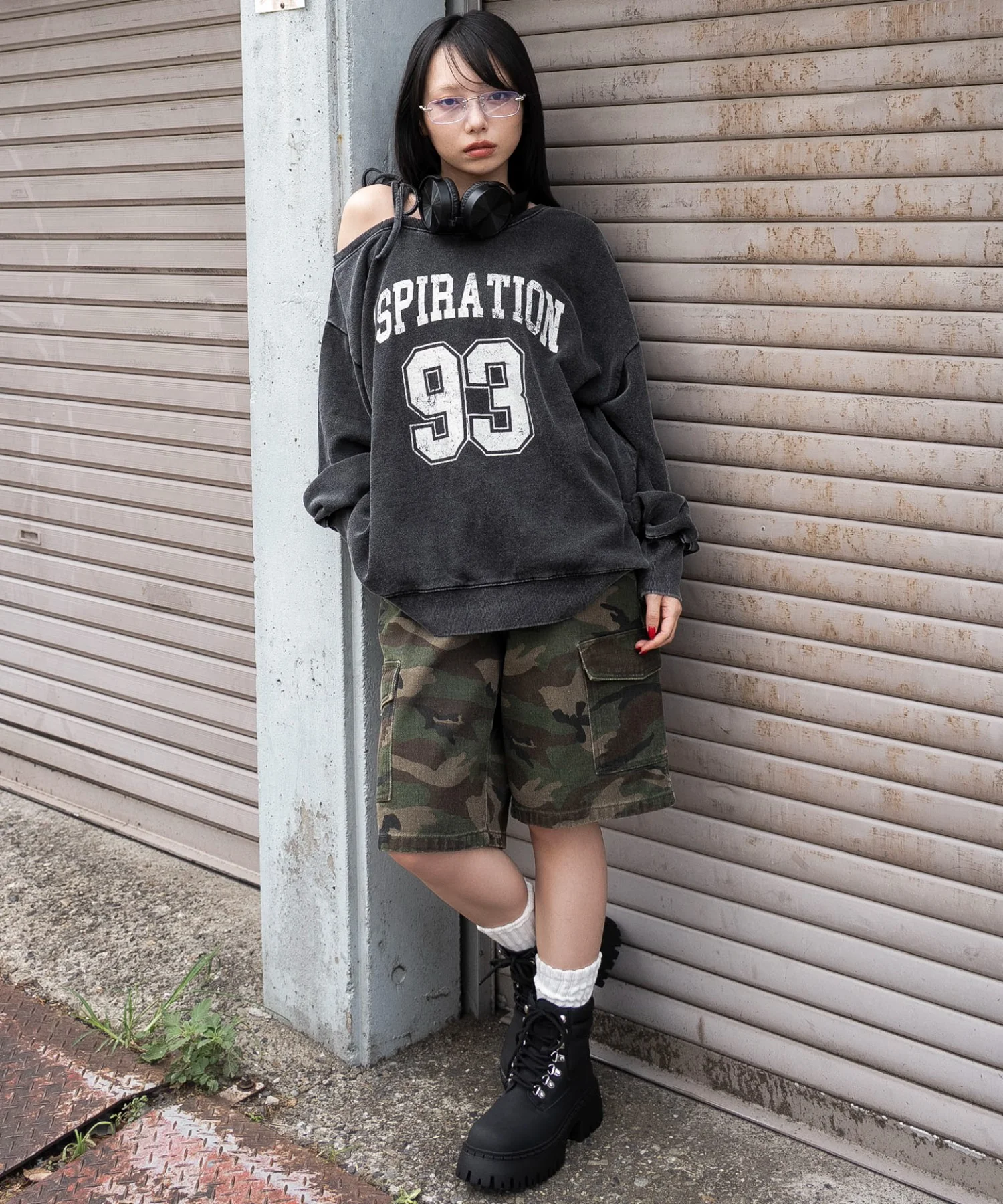 2WAYグラフィックワンショルBIGスウェット - Image 32