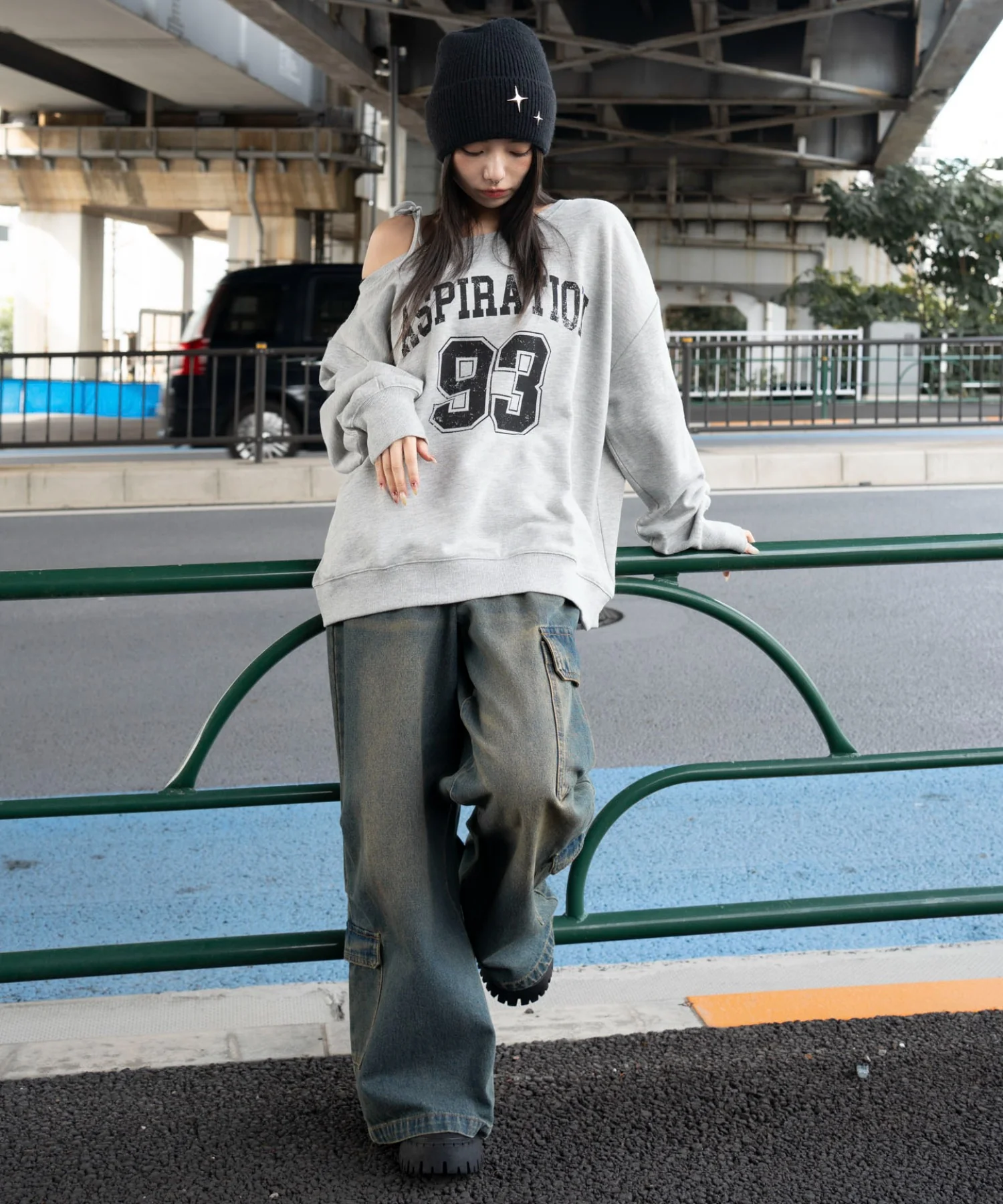 2WAYグラフィックワンショルBIGスウェット - Image 39