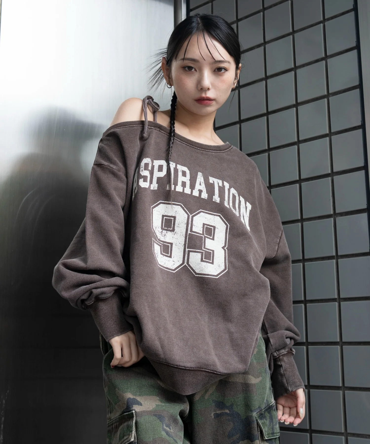 2WAYグラフィックワンショルBIGスウェット - Image 41