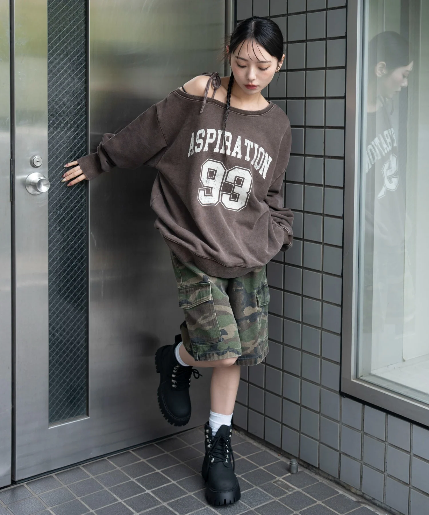 2WAYグラフィックワンショルBIGスウェット - Image 45