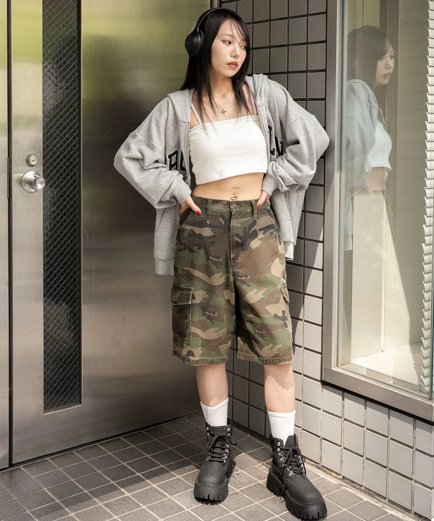 グラフィックBIGZIPパーカー - Image 14