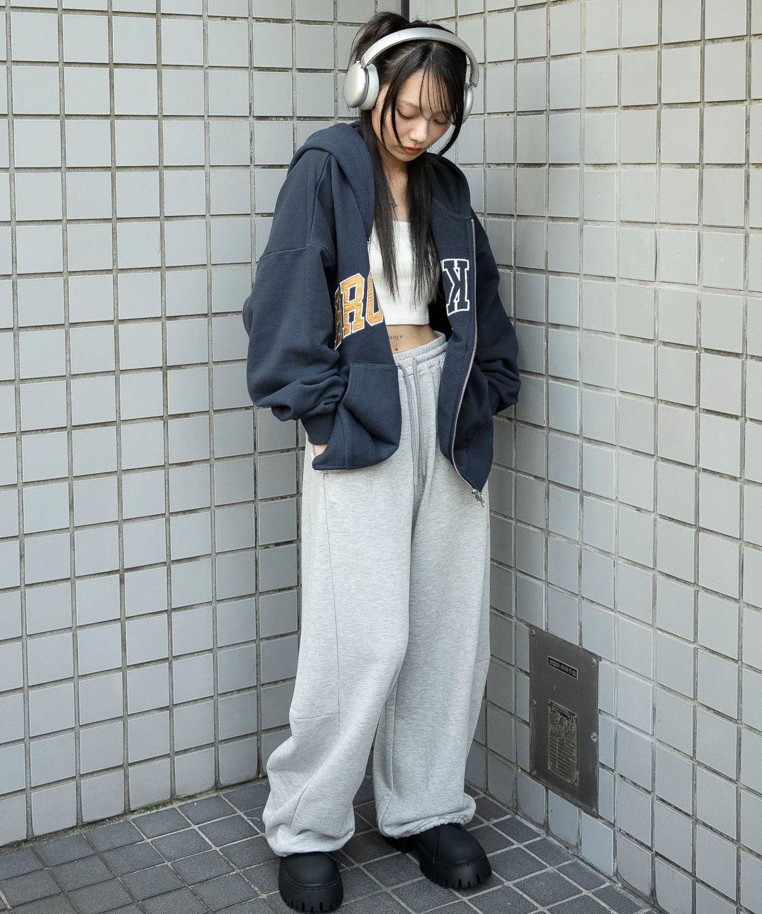 グラフィックBIGZIPパーカー - Image 17