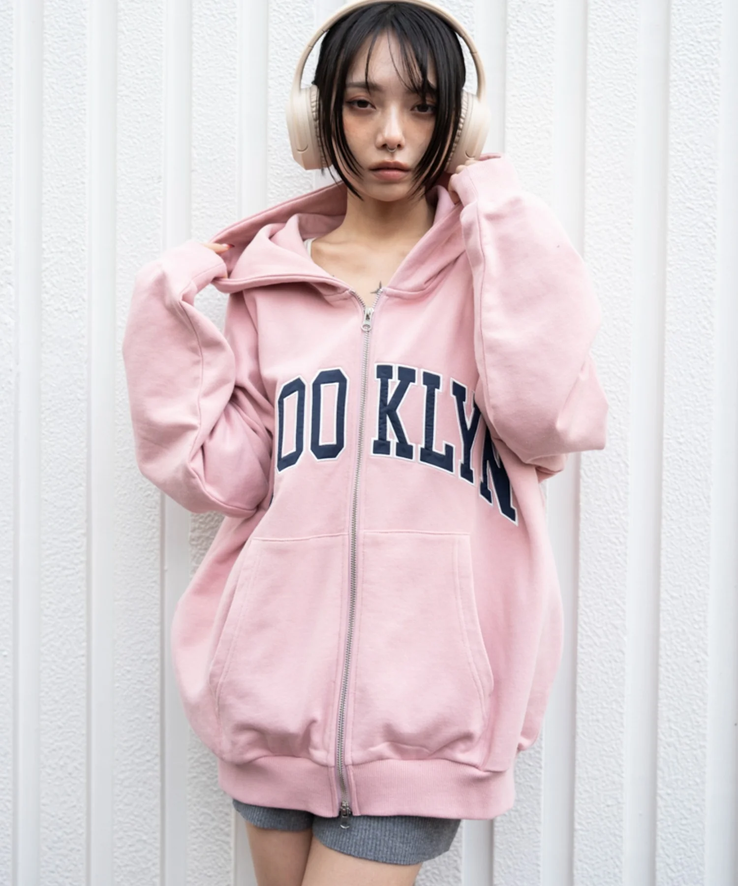 グラフィックBIGZIPパーカー - Image 4