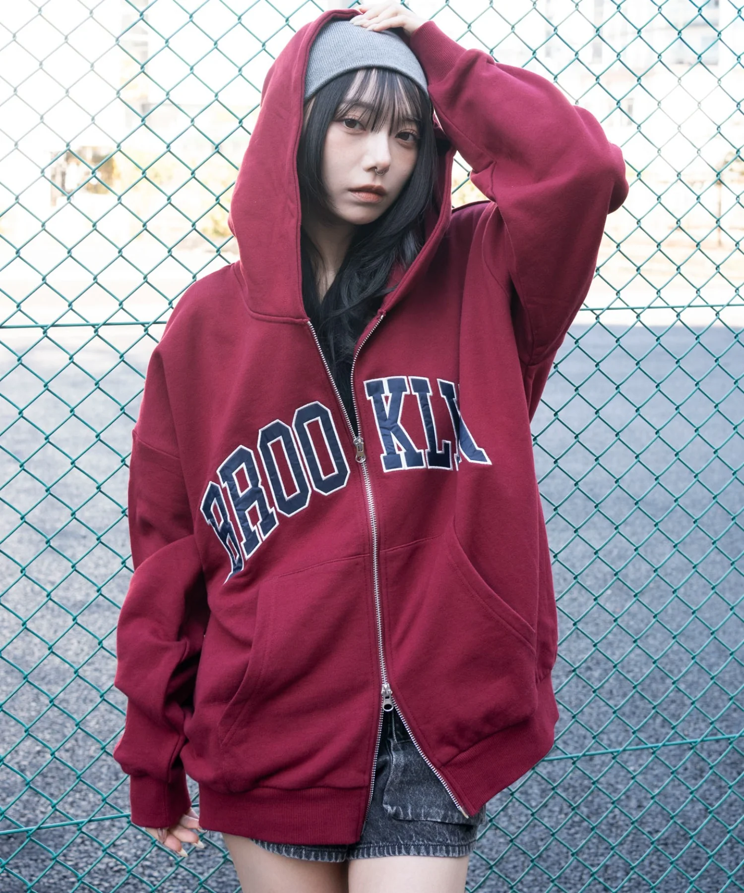 グラフィックBIGZIPパーカー - Image 42