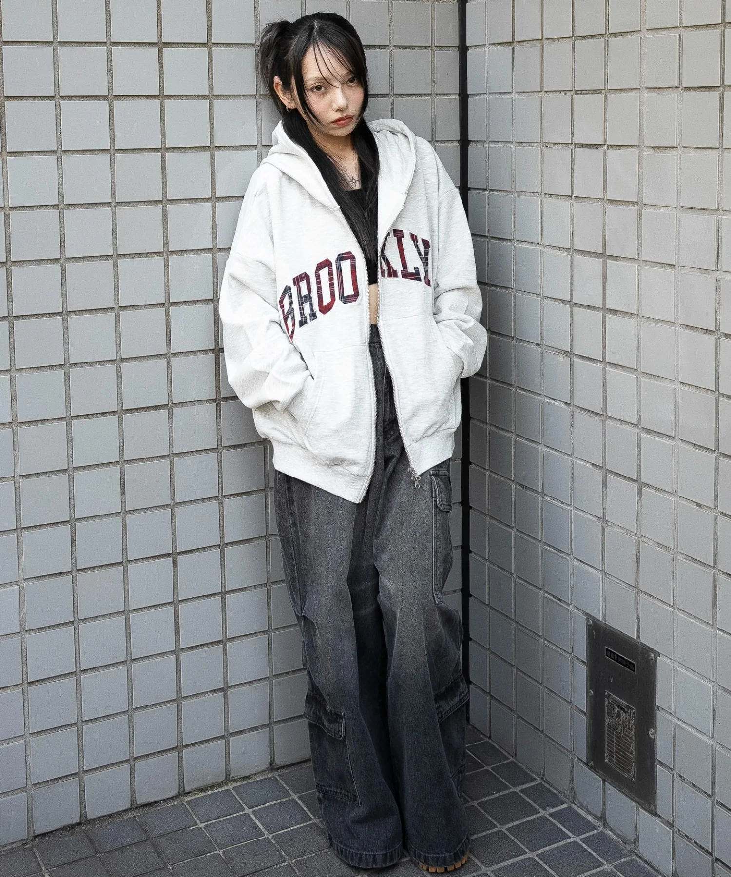 グラフィックBIGZIPパーカー - Image 45