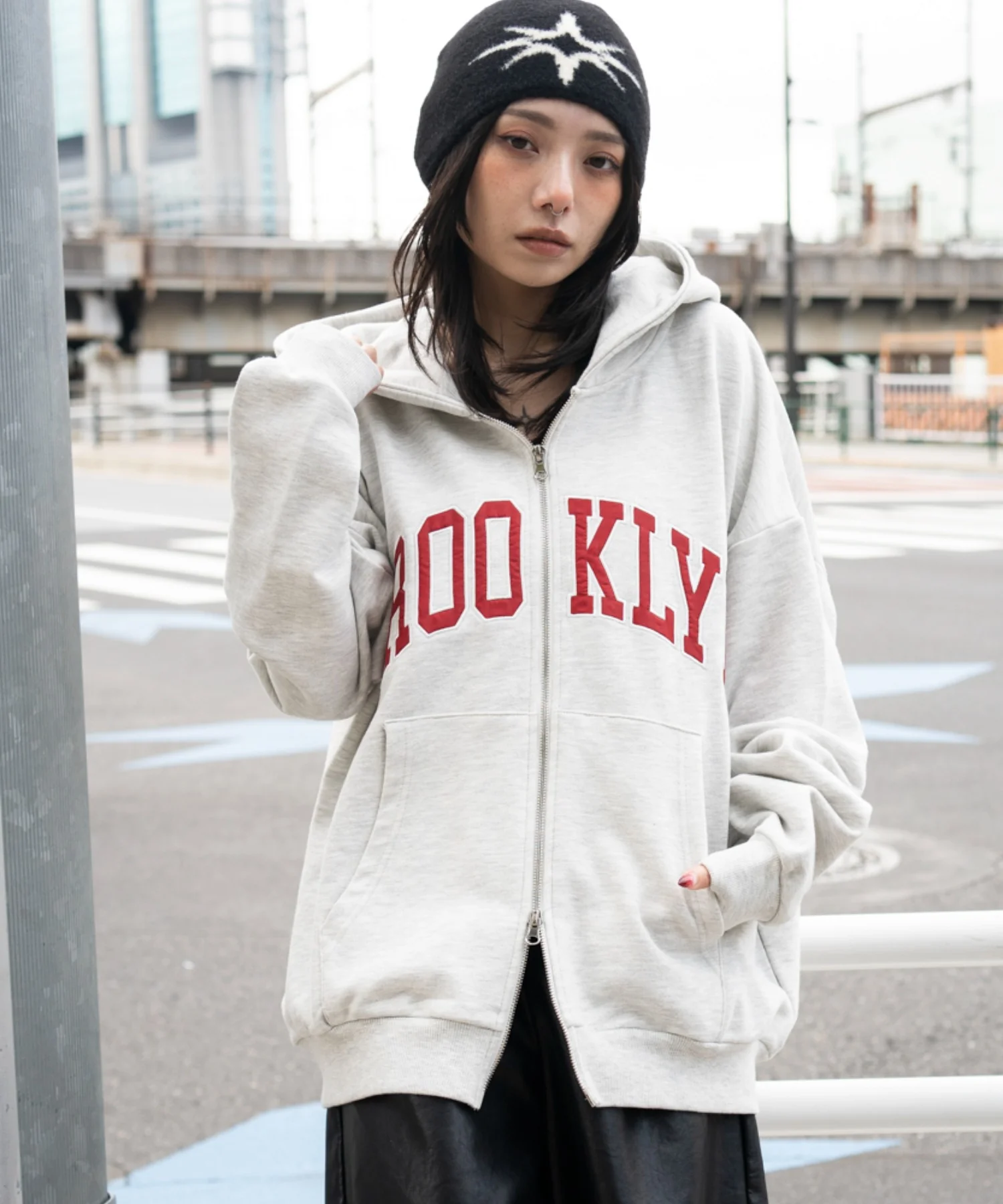 グラフィックBIGZIPパーカー - Image 48