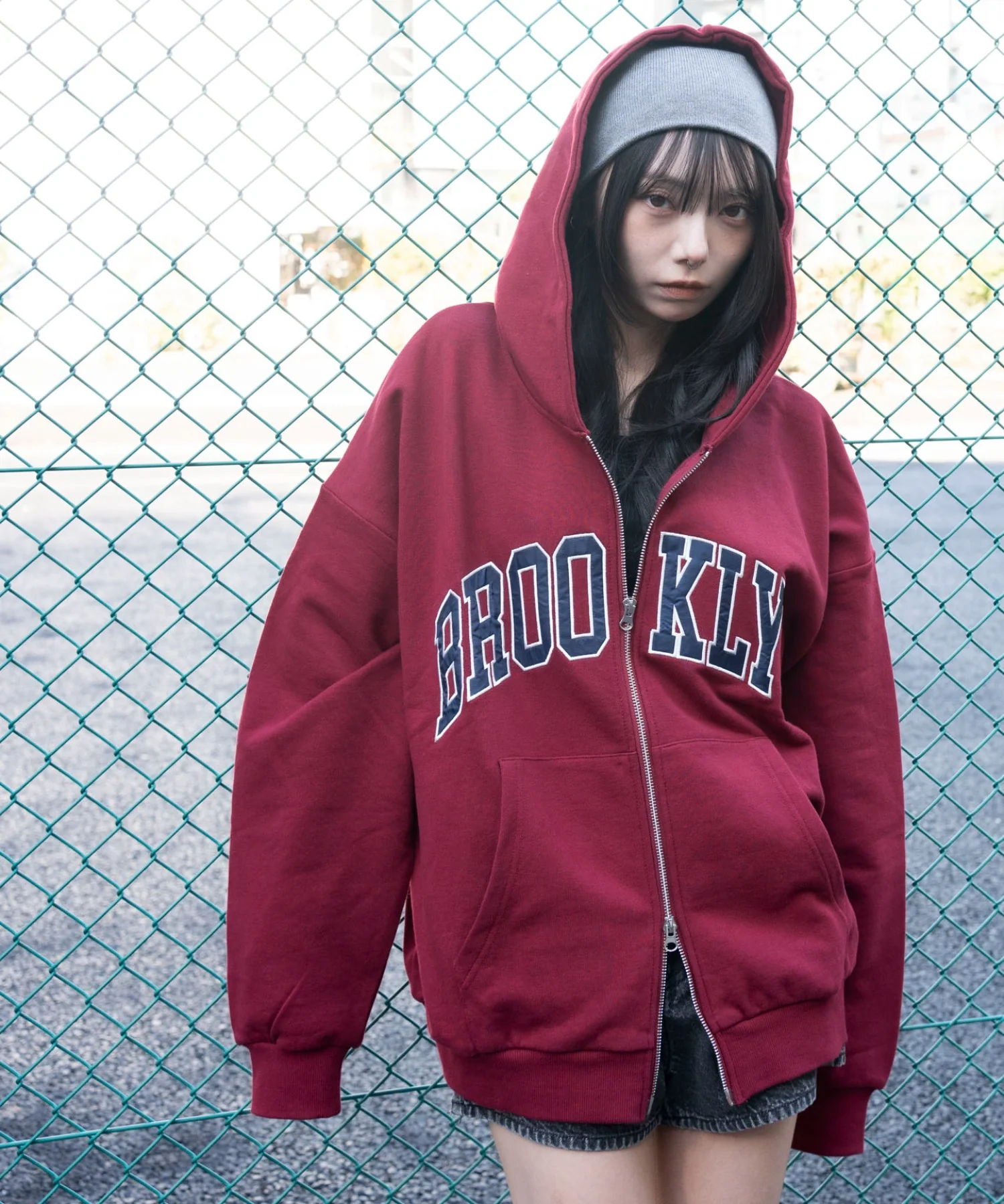 グラフィックBIGZIPパーカー - Image 8