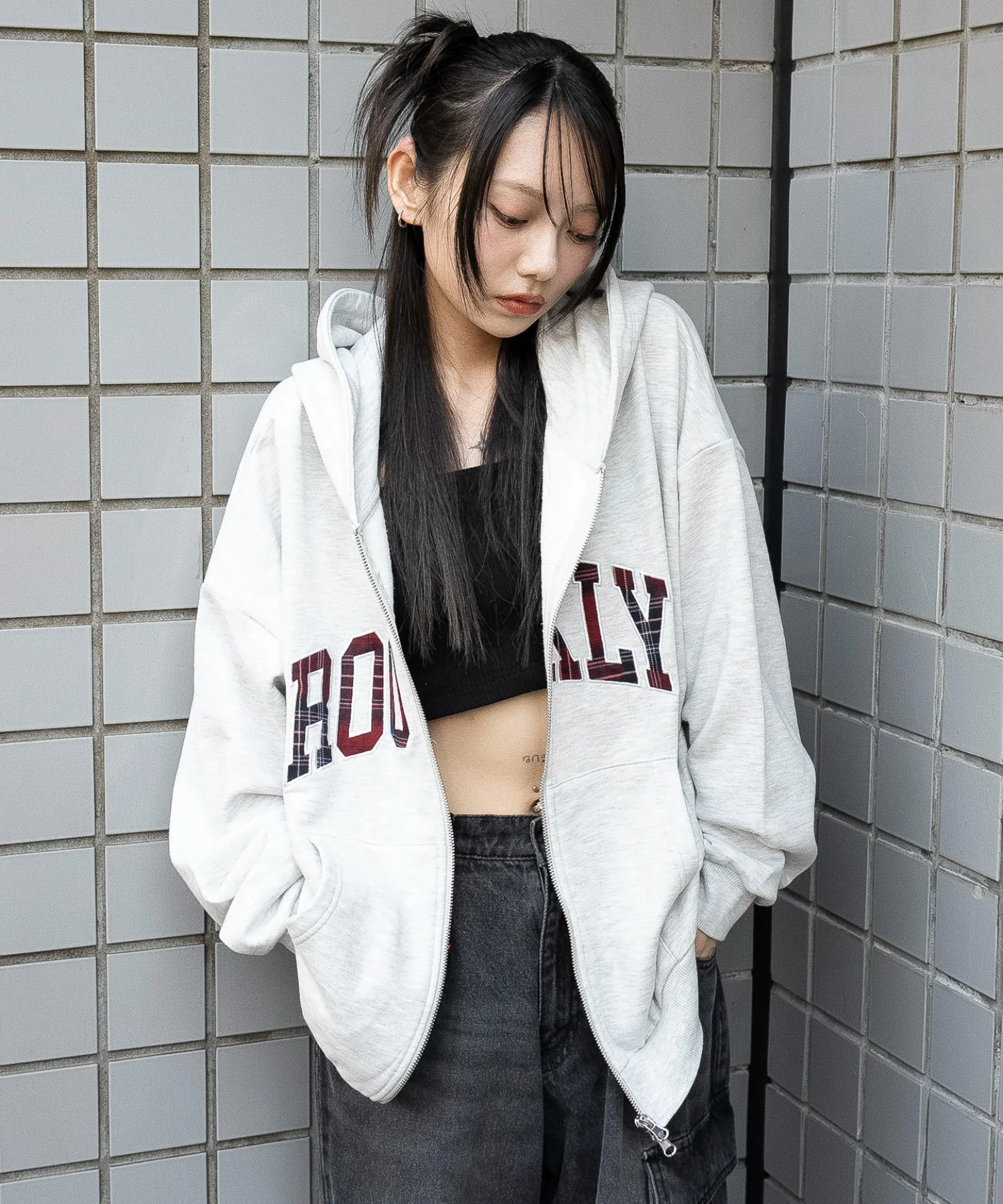 グラフィックBIGZIPパーカー - Image 9